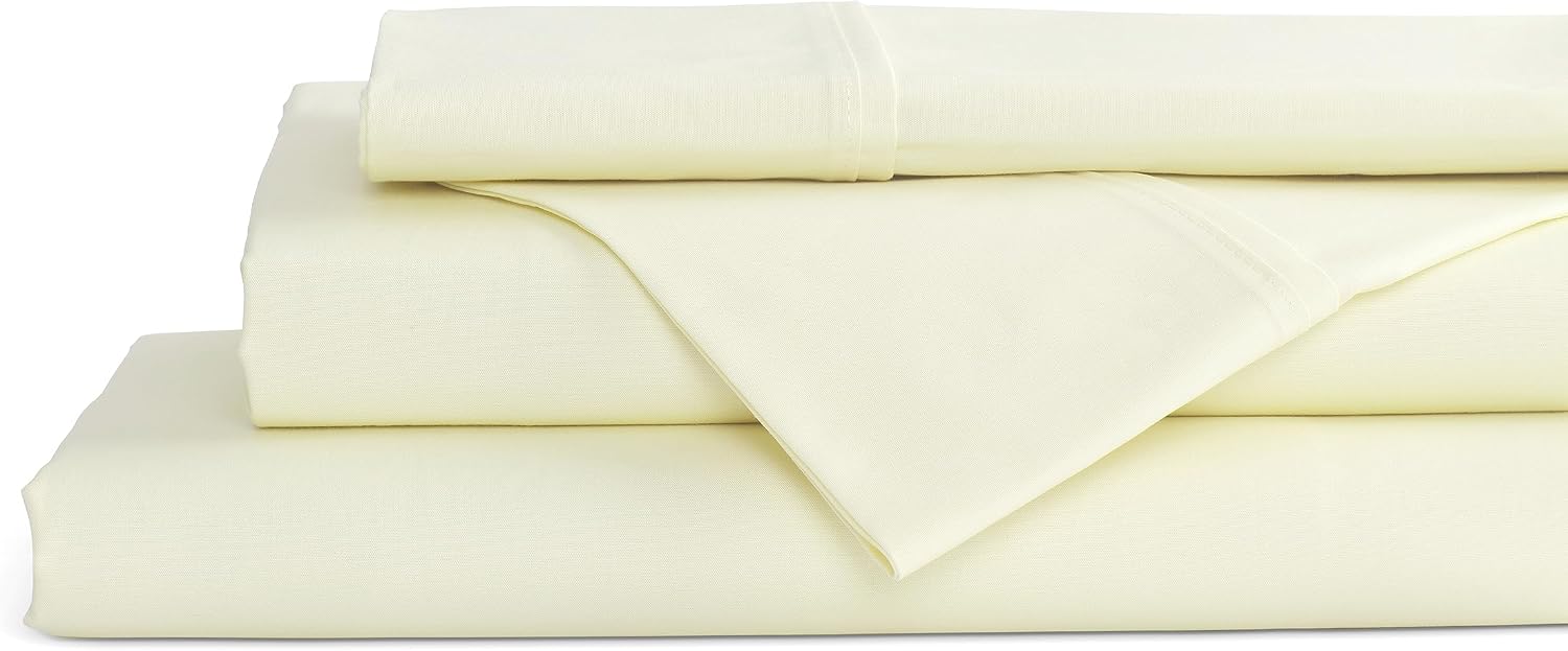 JUEGO DE SÁBANAS LINEN HOME QUEEN CREMA 4 PIEZAS ALGODÓN PERCAL - 1