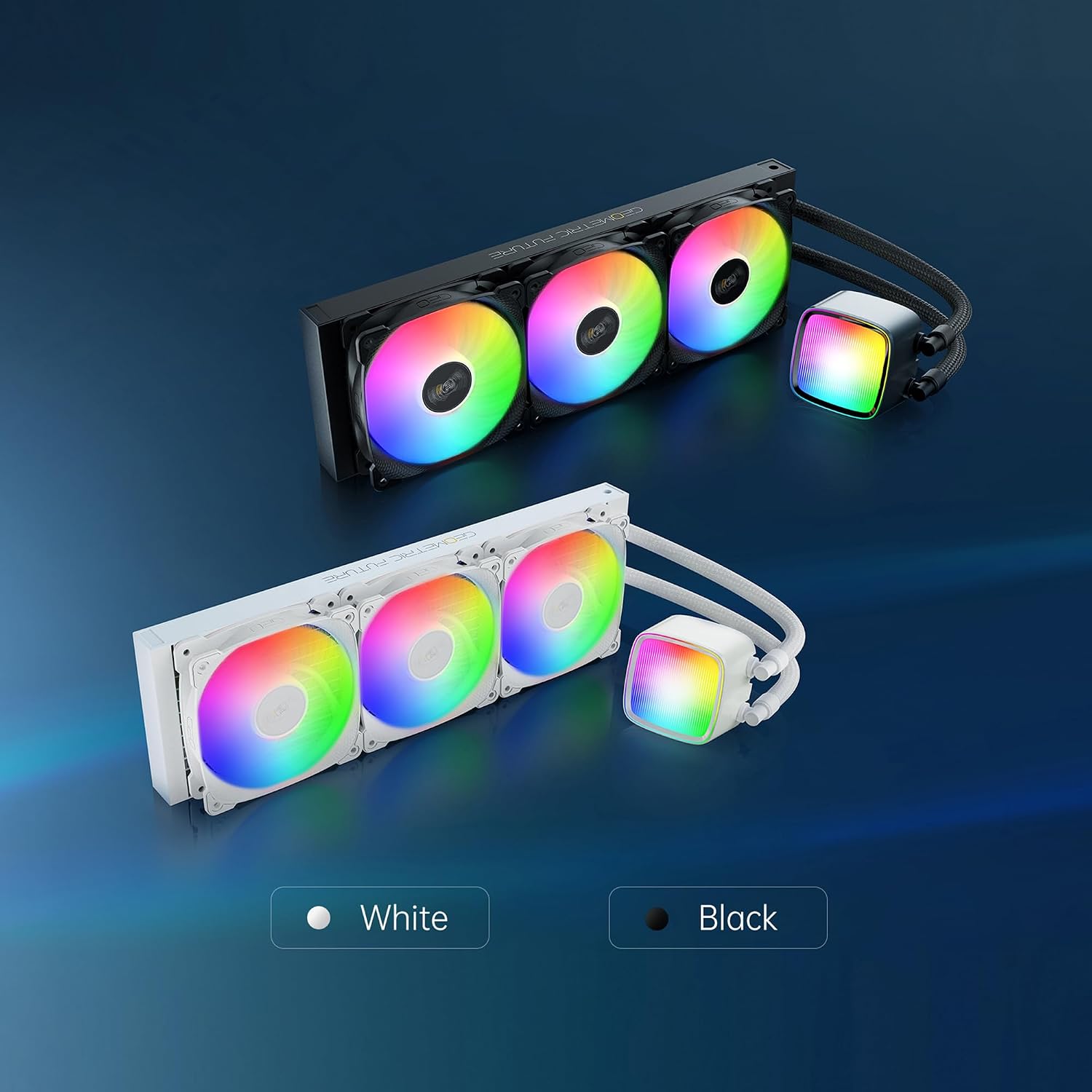 ENFRIADOR LÍQUIDO PARA CPU GEOMETRIC FUTURE ESKIMO PRO 360MM RGB PWM - 3