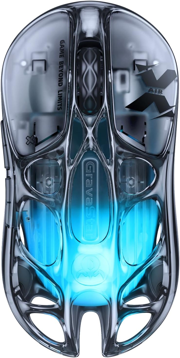 MOUSE GAMER GRAVASTAR MERCURY X AIR INALÁMBRICO TRUE 8K - 1