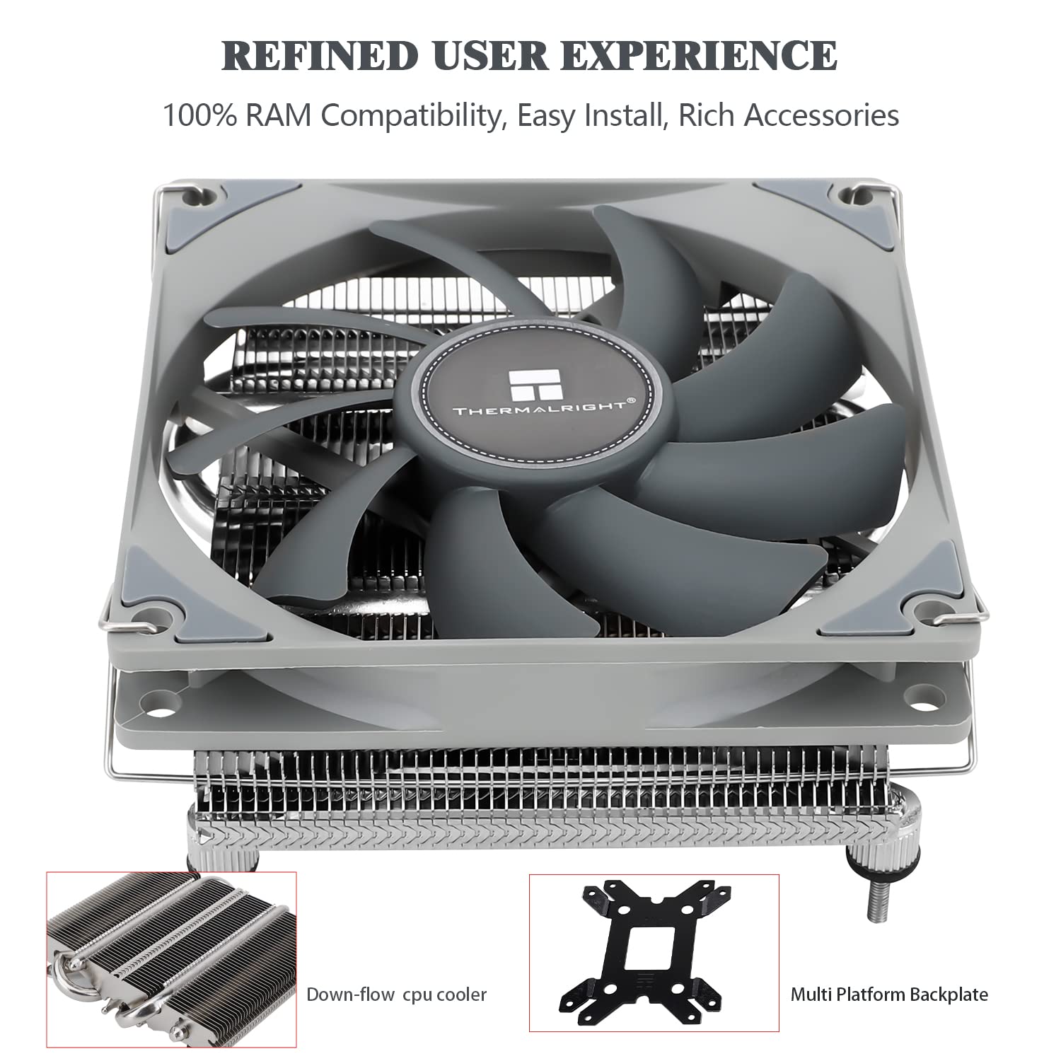 REFRIGERADOR DE CPU THERMALRIGHT AXP90-X36 BAJO PERFIL 36MM - 4