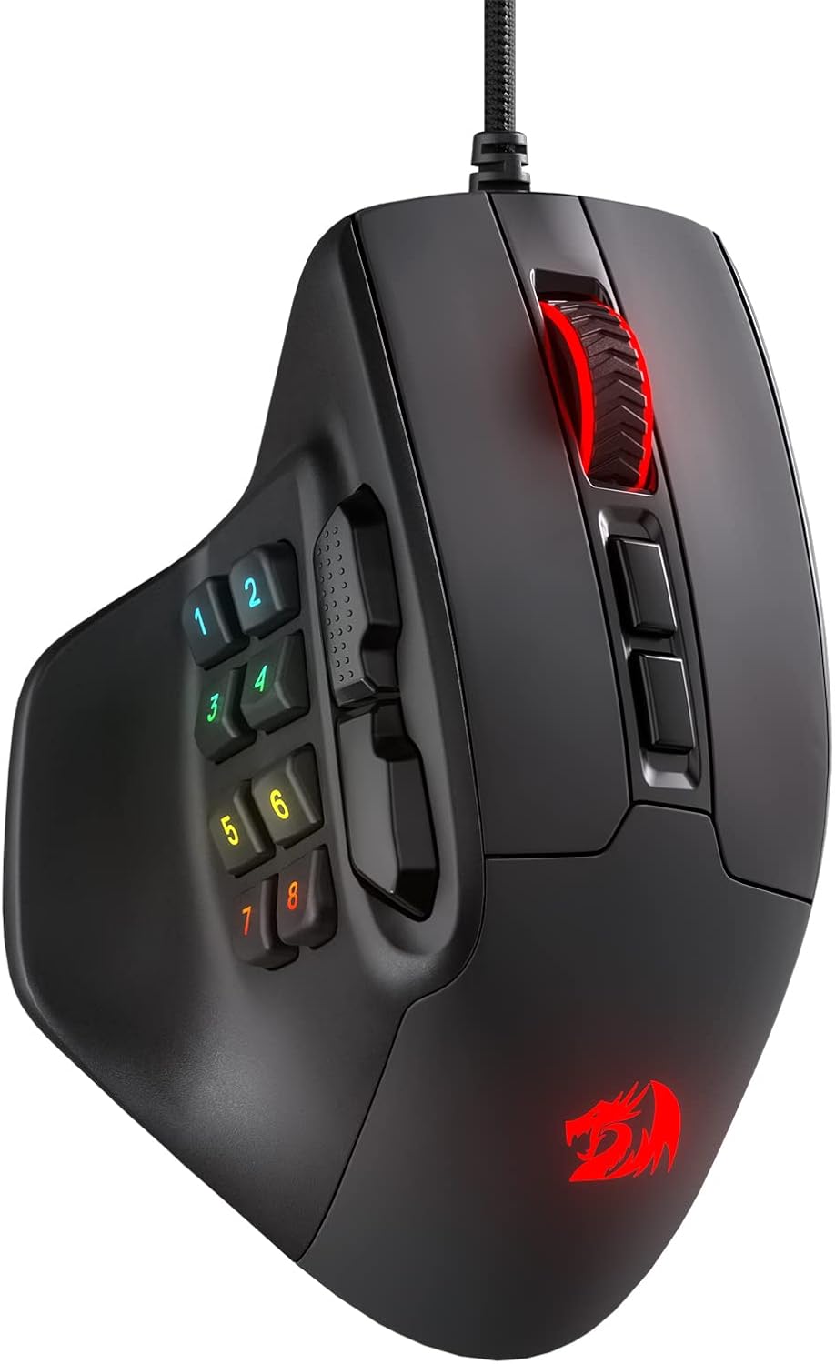 MOUSE GAMER REDRAGON M811 RGB CABLEADO 10000 DPI 15 BOTONES PROGRAMABLES - 1