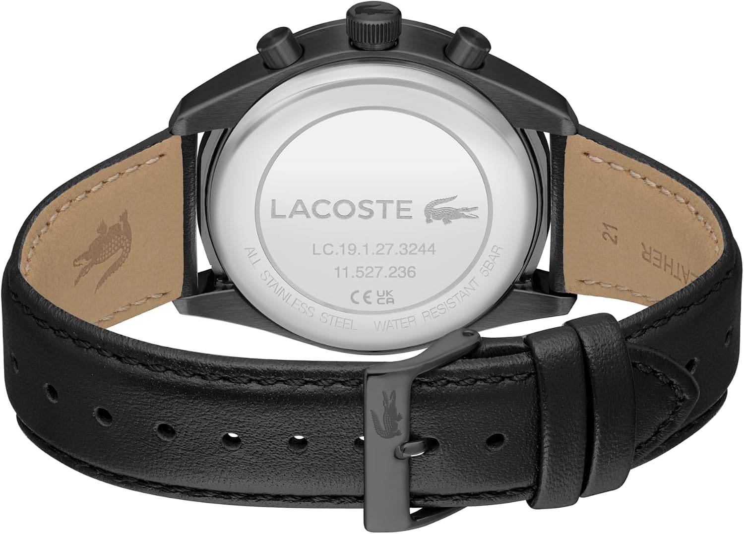 RELOJ DE PULSERA LACOSTE BOSTON CRONÓGRAFO ACERO INOXIDABLE 42MM - 3