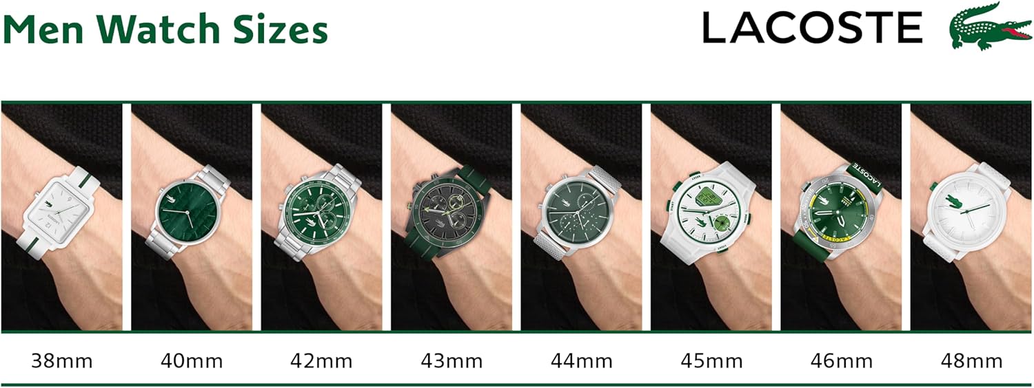 RELOJ DE PULSERA LACOSTE BOSTON CRONÓGRAFO ACERO INOXIDABLE 42MM - 5