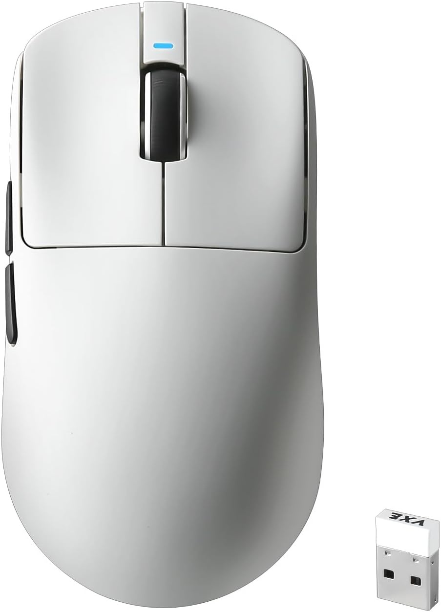 MOUSE GAMER MIKIBY ATK R1 SE+ WIRELESS 18000 DPI BLANCO - 1