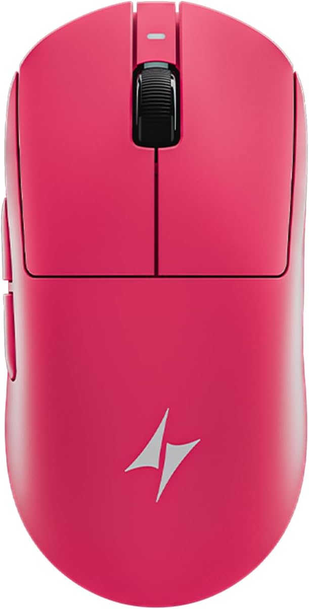 MOUSE GAMER ATK DRAGONFLY A9 PLUS INALÁMBRICO ROSA - 1