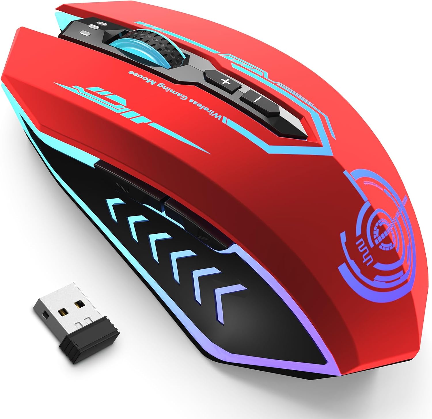 MOUSE GAMER UHURU WIRELESS 10000 DPI RECARGABLE LED - 1