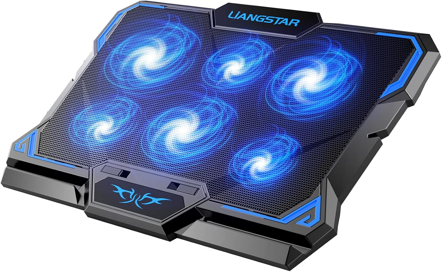 BASE DE ENFRIAMIENTO PARA LAPTOP LIANGSTAR CON 6 VENTILADORES LED PARA LAPTOPS DE 15.6 A 17 PULGADAS - 1
