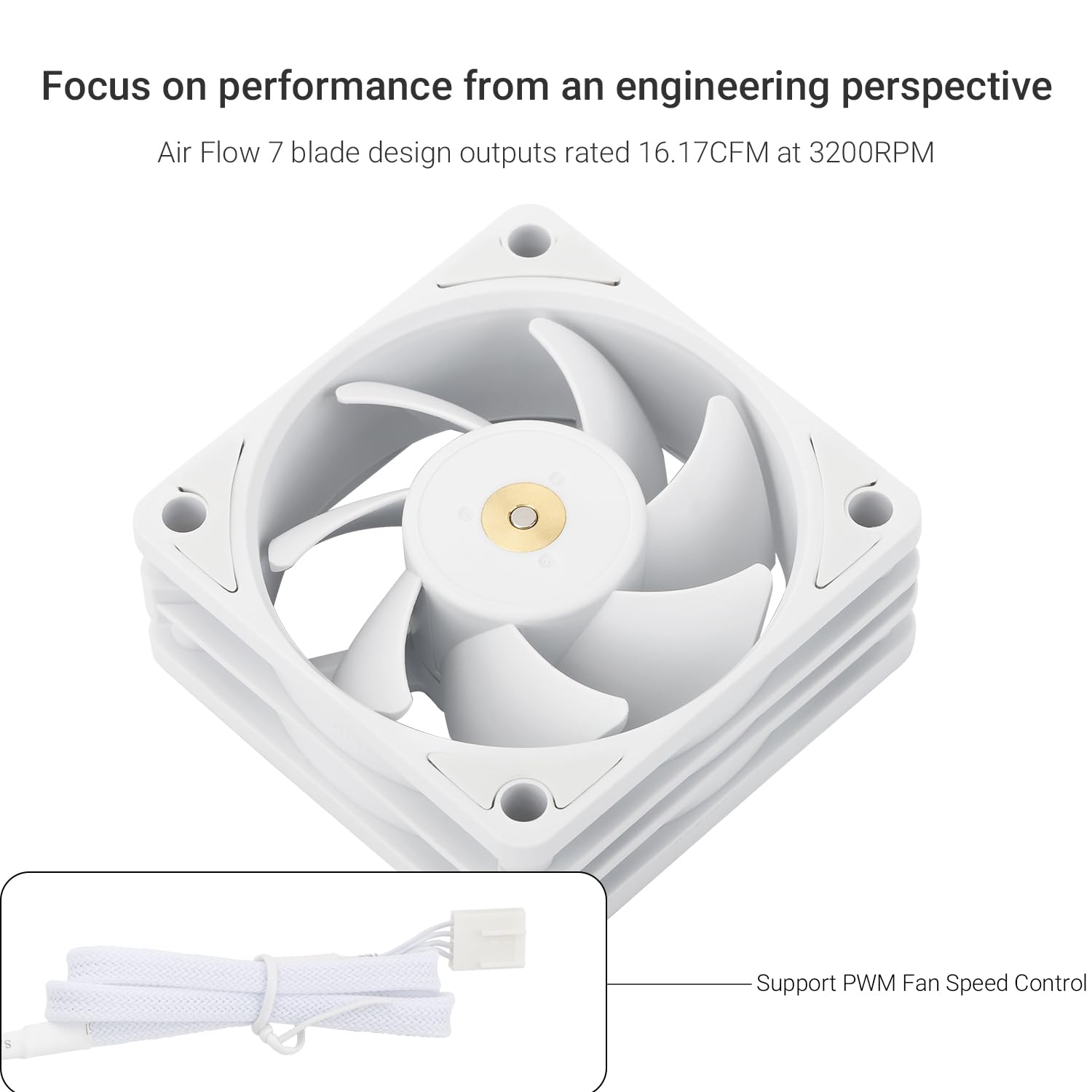 VENTILADOR PARA CPU THERMALRIGHT TL-B6W 60MM BLANCO 3200RPM - 3