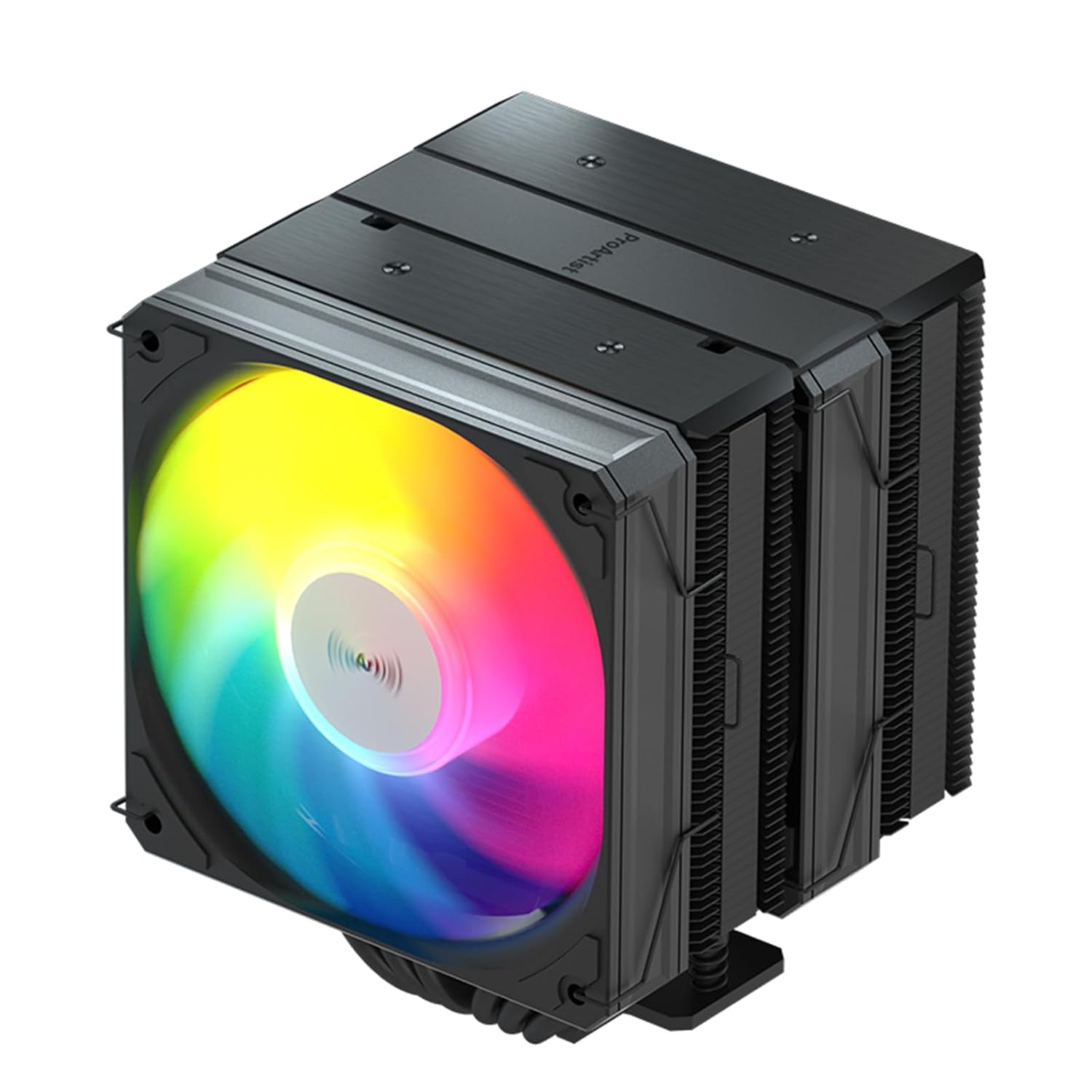 ENFRIADOR DE CPU PROARTIST E6 PRO BLACK ARGB DUAL TOWER 250W TDP - 2