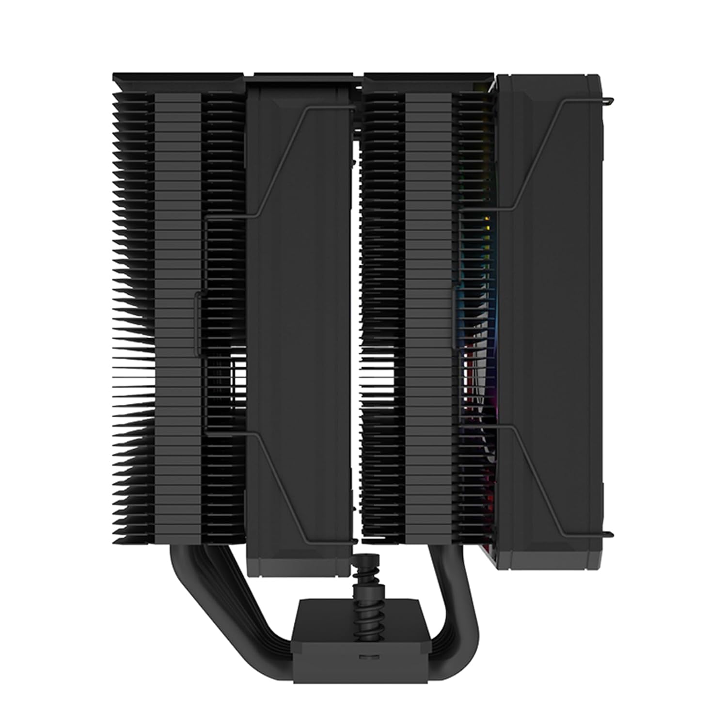 ENFRIADOR DE CPU PROARTIST E6 PRO BLACK ARGB DUAL TOWER 250W TDP - 3