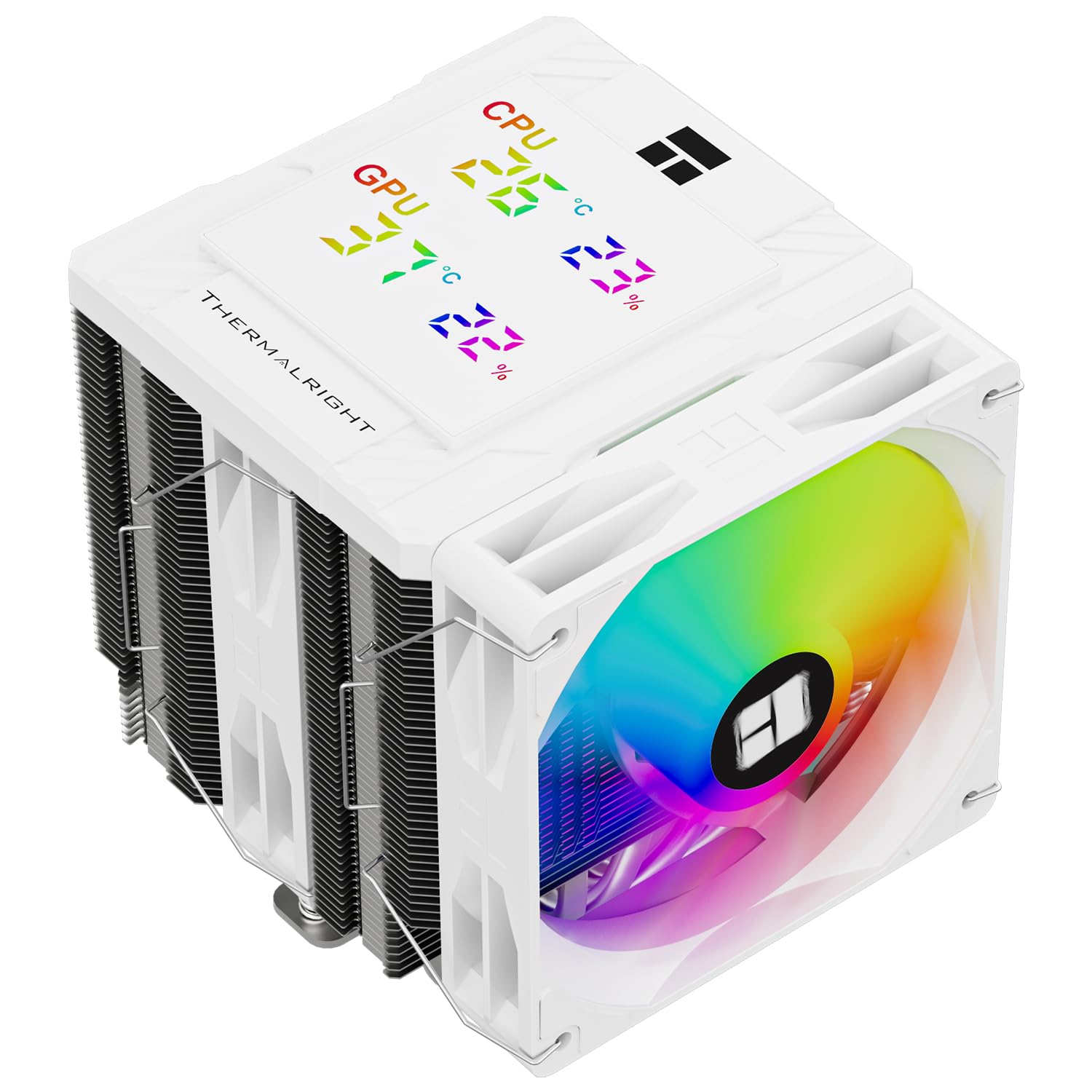 ENFRIADOR DE CPU THERMALRIGHT PEERLESS ASSASSIN 120 DIGITAL ARGB BLANCO - 1