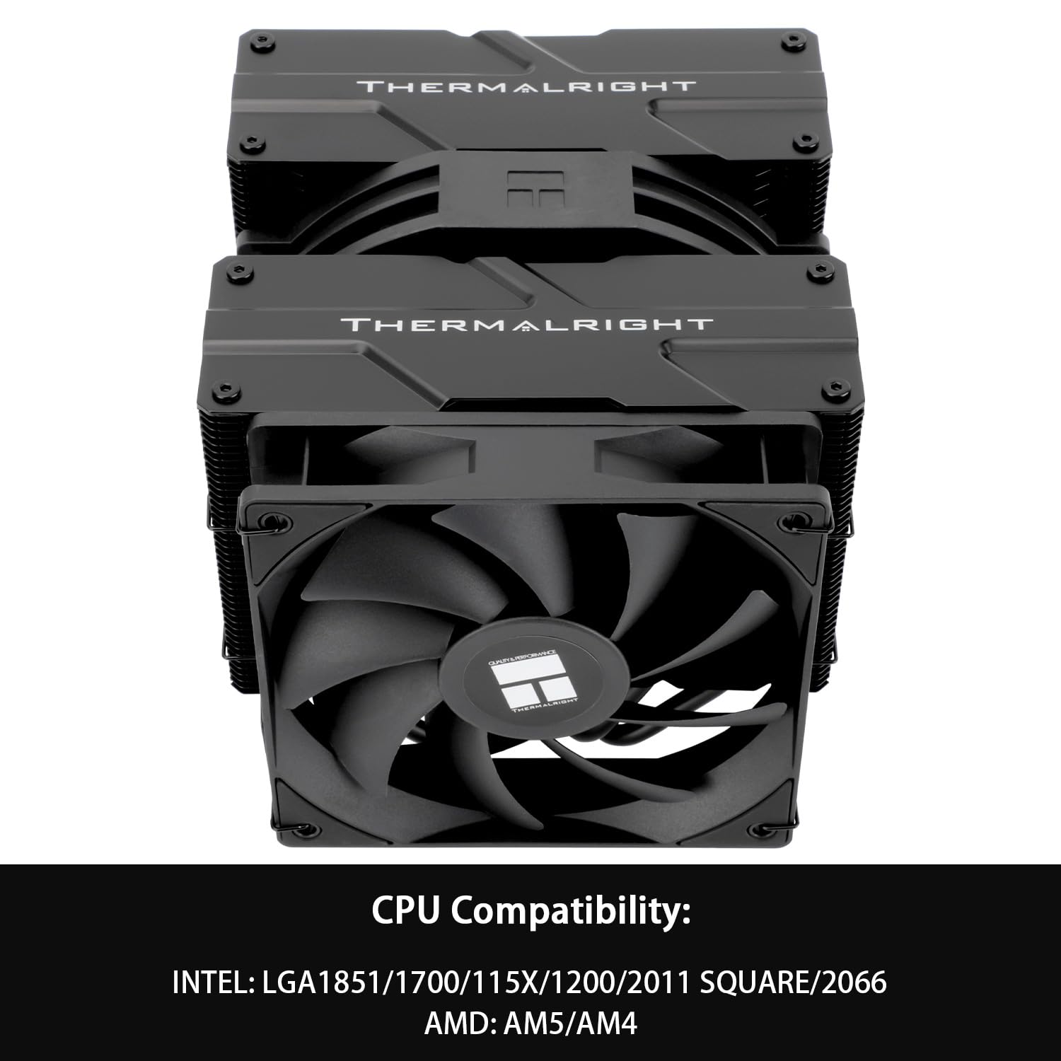 ENFRIADOR DE CPU THERMALRIGHT PEERLESS ASSASSIN 140 BLACK DOBLE TORRE CON 6 HEAT PIPES Y VENTILADORES DUALES PWM - 3