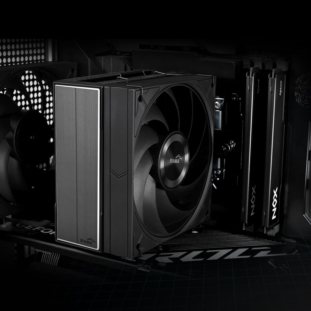 ENFRIADOR DE CPU SAMA A40 COMPACT TOWER 240W TDP NEGRO - 2