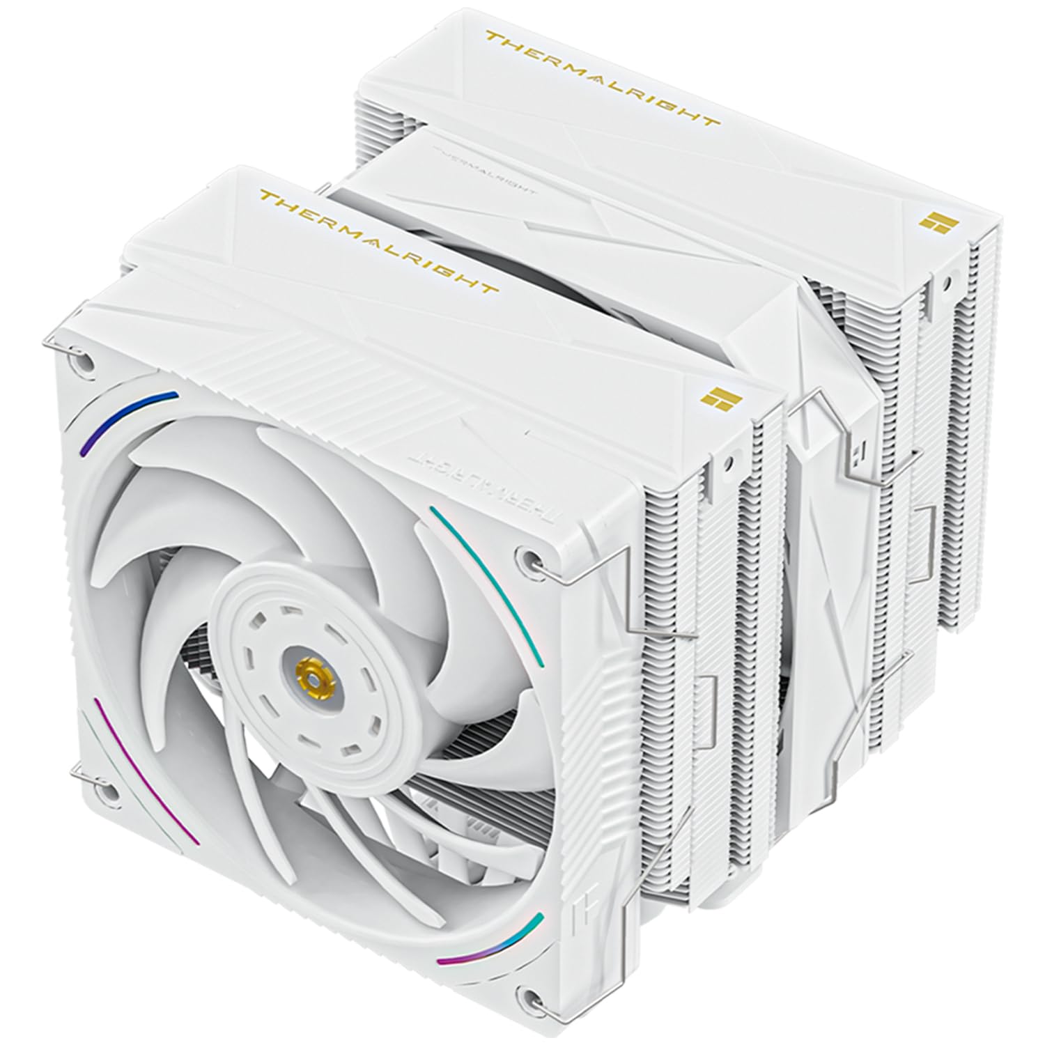 ENFRIADOR DE CPU THERMALRIGHT ROYAL PRETOR 130 ULTRA WHITE 7 HEAT PIPES PARA INTEL Y AMD - 1