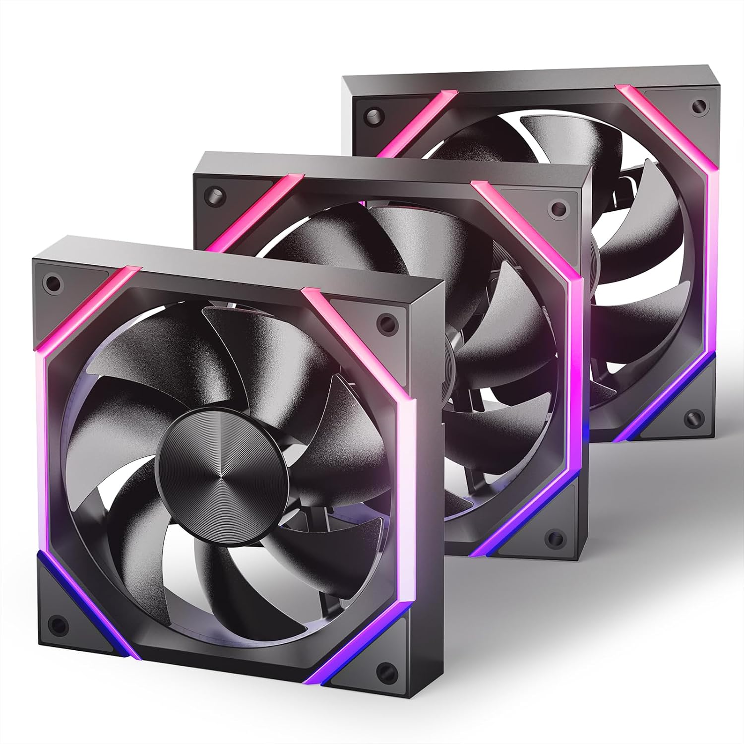 COOLER INTERNO ASIAHORSE NYOTA 120MM ARGB CON CONTROL DE VELOCIDAD 800-1800 RPM - 1