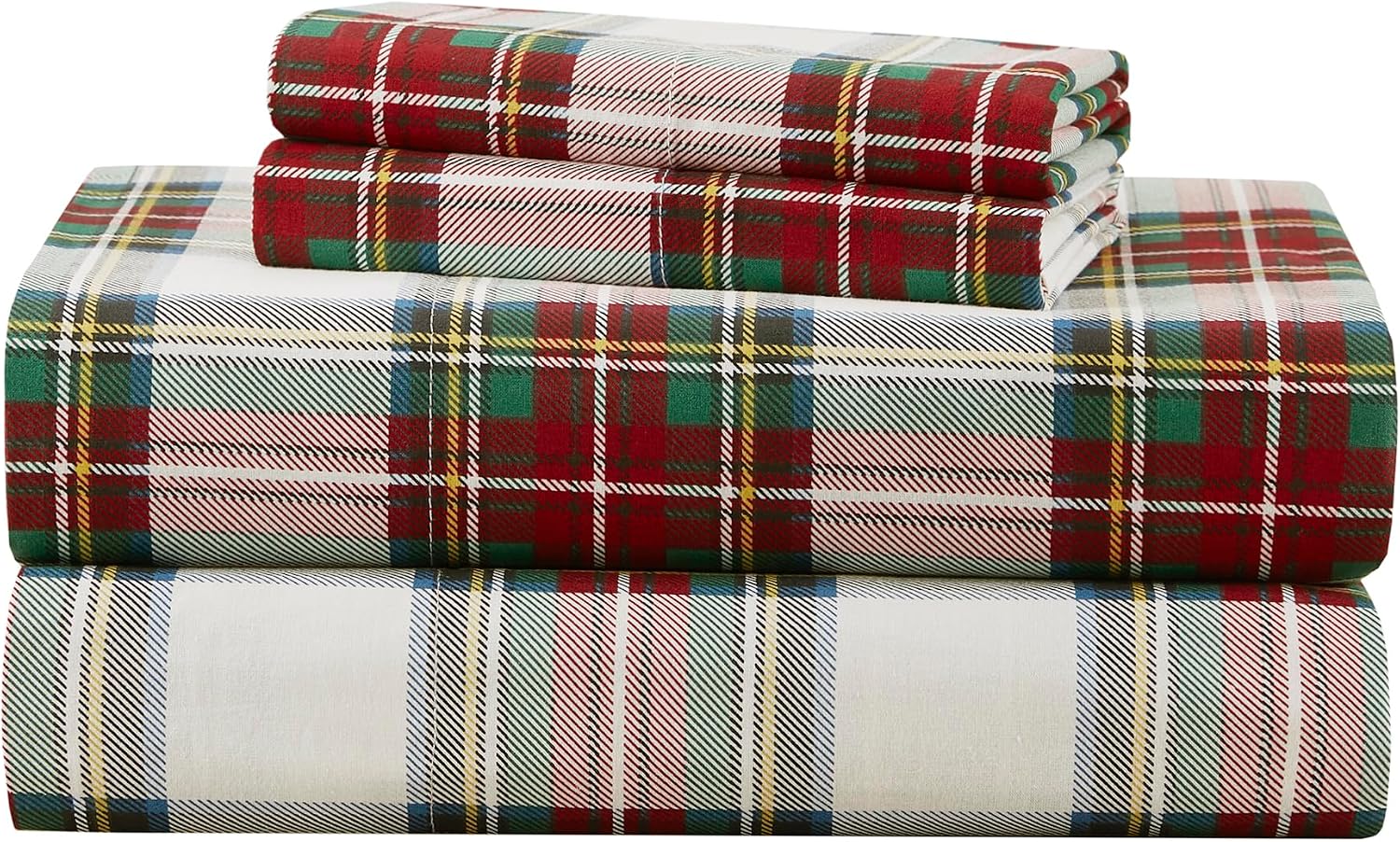 JUEGO DE SÁBANAS COMFORT SPACES QUEEN 100% ALGODÓN PERCAL 4 PIEZAS - 1