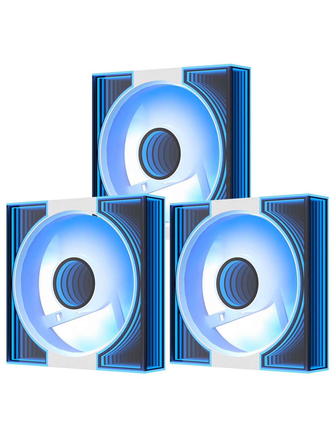 COOLER PARA PC DARKFLASH DM8 3-PACK 120MM ARGB PWM BLANCO - 1