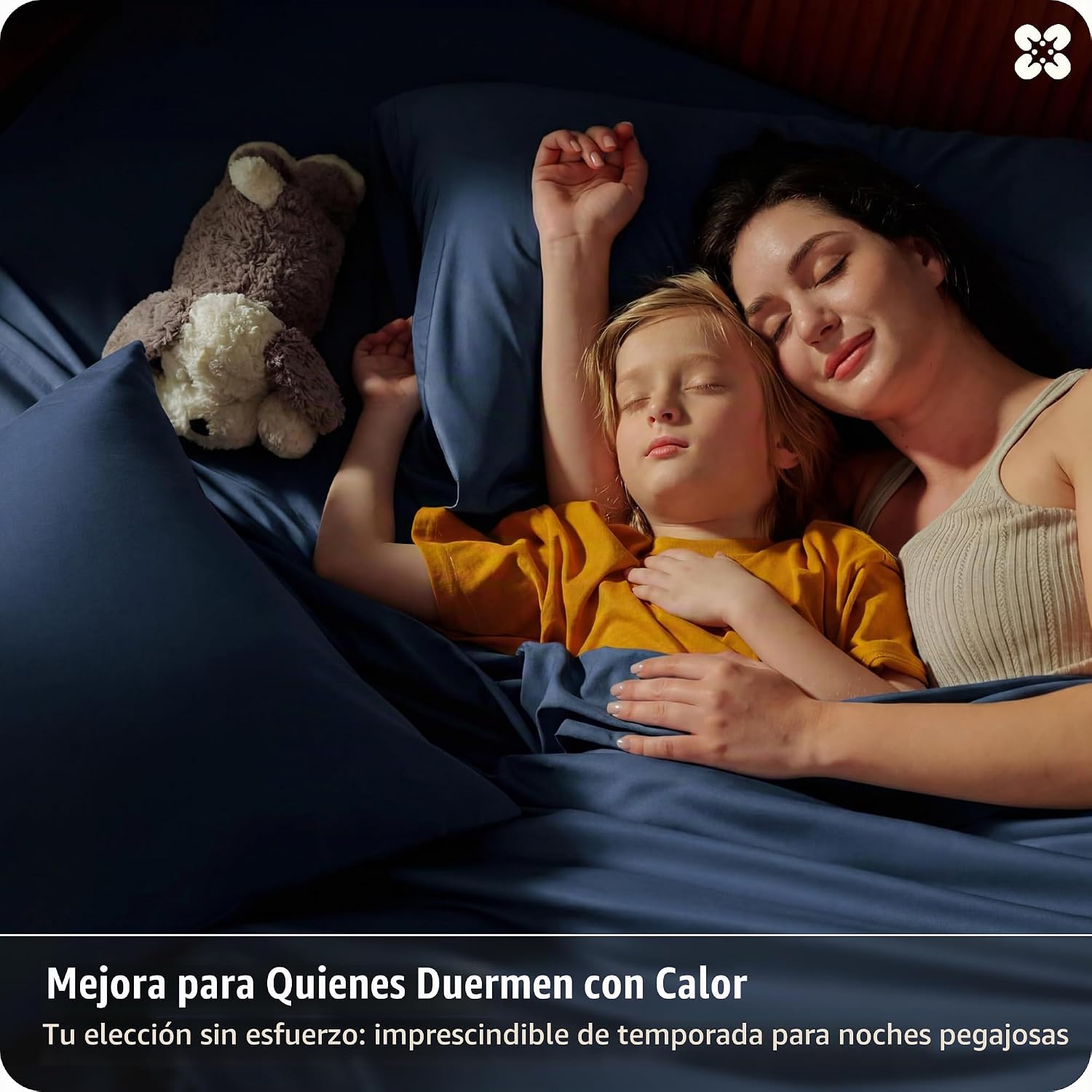 JUEGO DE SÁBANAS BEDSURE PUREWOVEN 100% RAYÓN DE BAMBÚ FULL 4 PIEZAS - 2