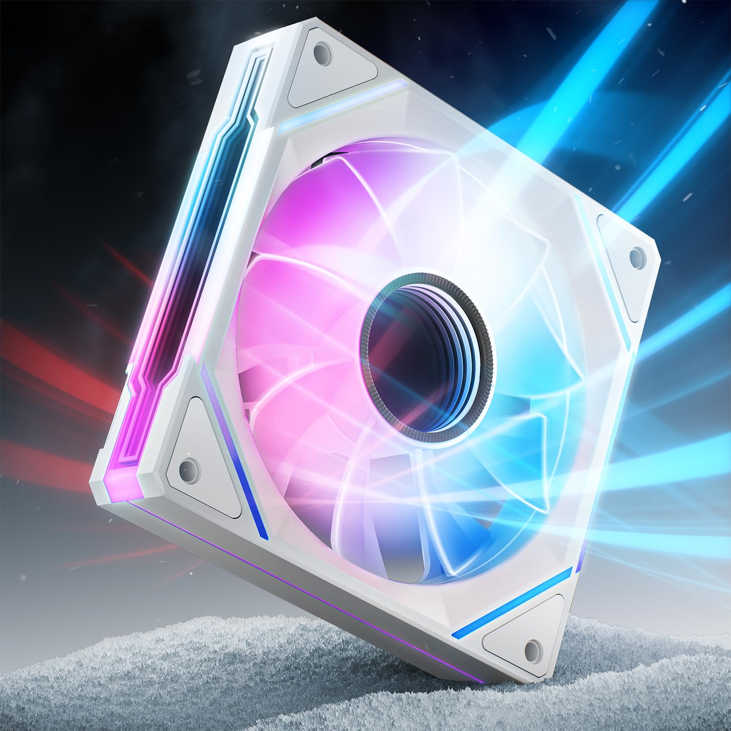 COOLER INTERNO ASIAHORSE AMICI-5GT RGB 120MM 1800 RPM 24 LEDS ARGB - 1