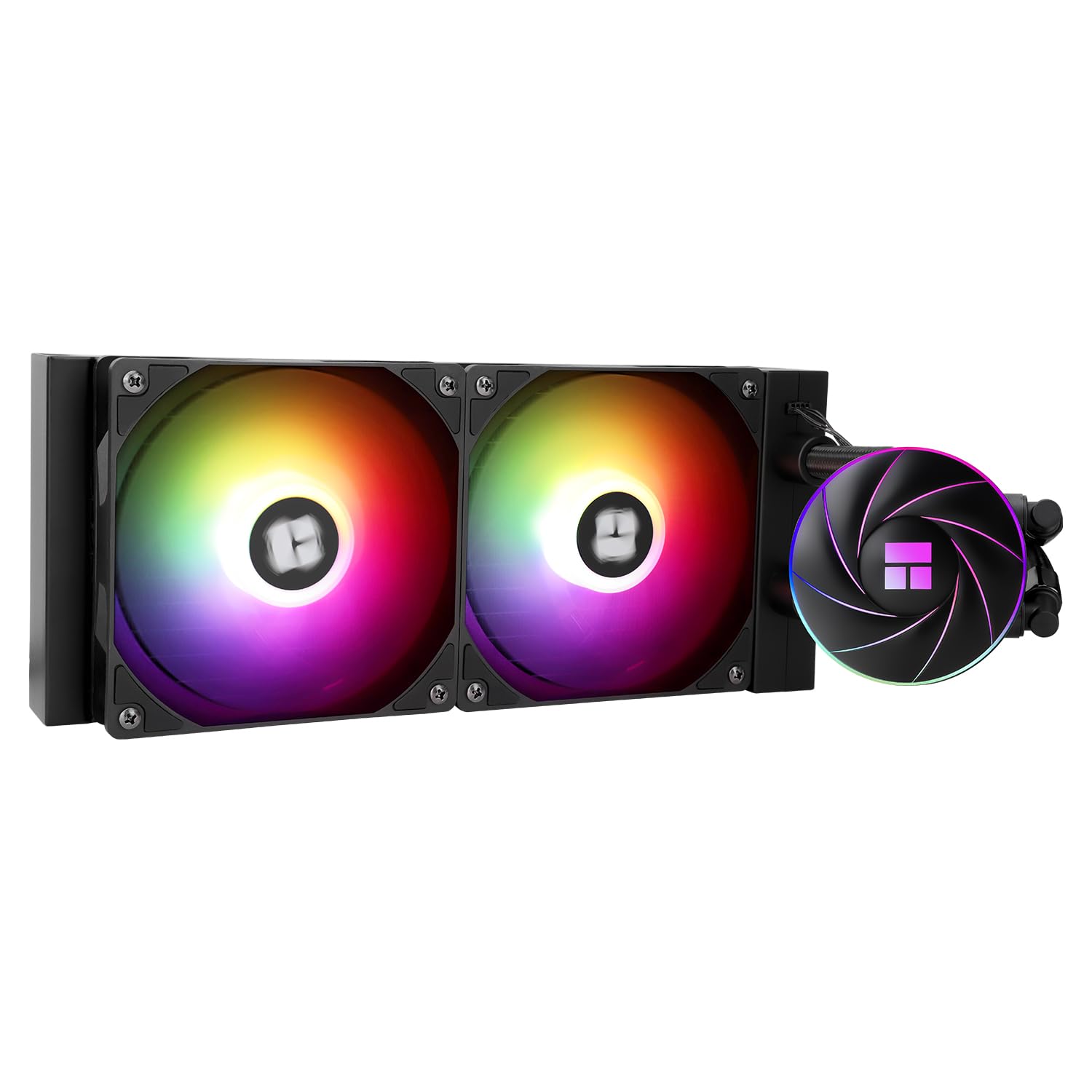 REFRIGERACIÓN LÍQUIDA PARA CPU THERMALRIGHT AQUA ELITE 240 ARGB DOBLE VENTILADOR PWM - 1