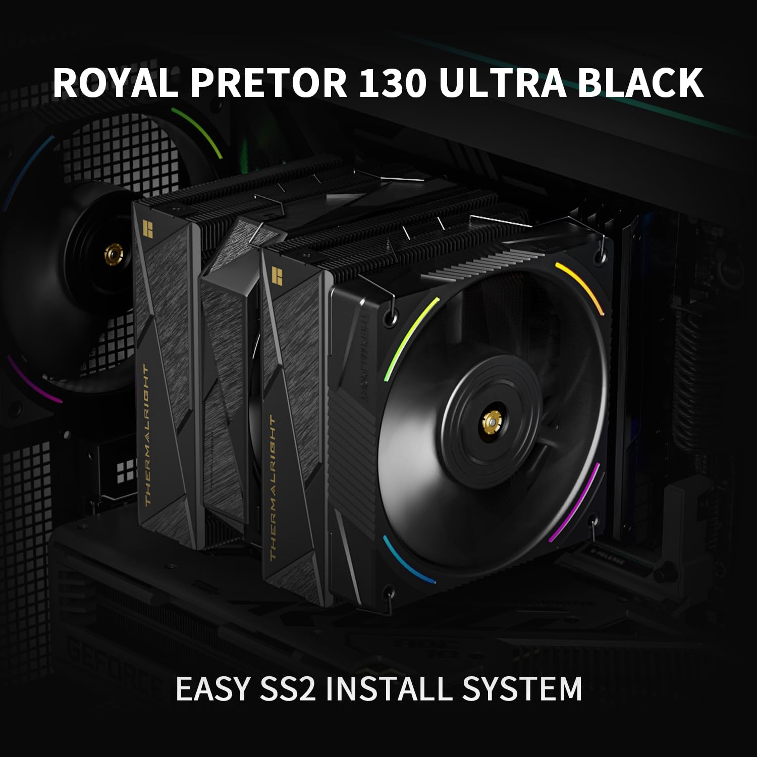 COOLER PARA CPU THERMALRIGHT ROYAL PRETOR 130 ULTRA BLACK 7 HEAT PIPES - 2