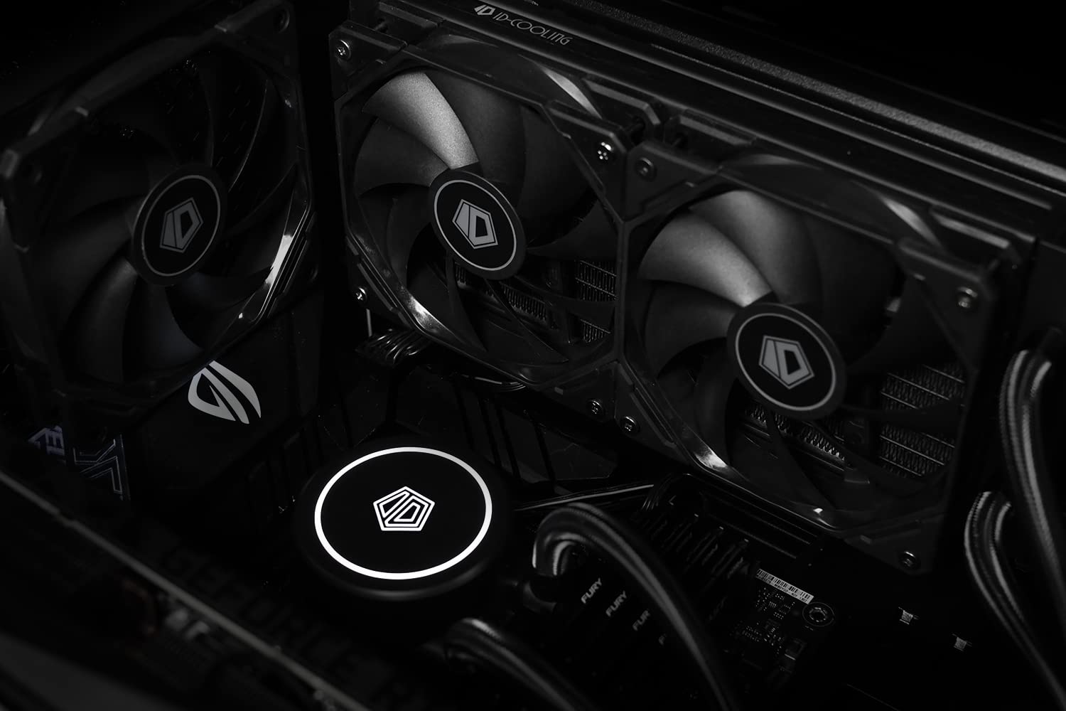 ENFRIADOR LÍQUIDO PARA CPU ID-COOLING FROSTFLOW X 240 240MM LED BLANCO - 5