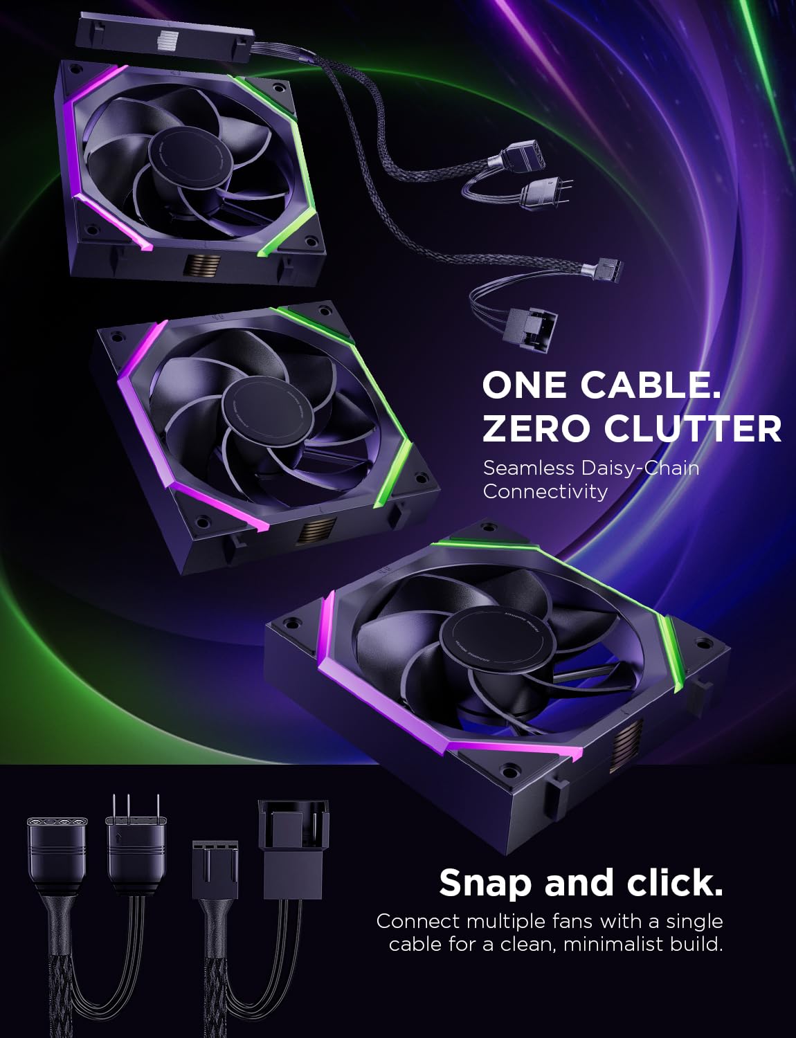 COOLER INTERNO ASIAHORSE NYOTA PRO 120MM ARGB PWM - 3