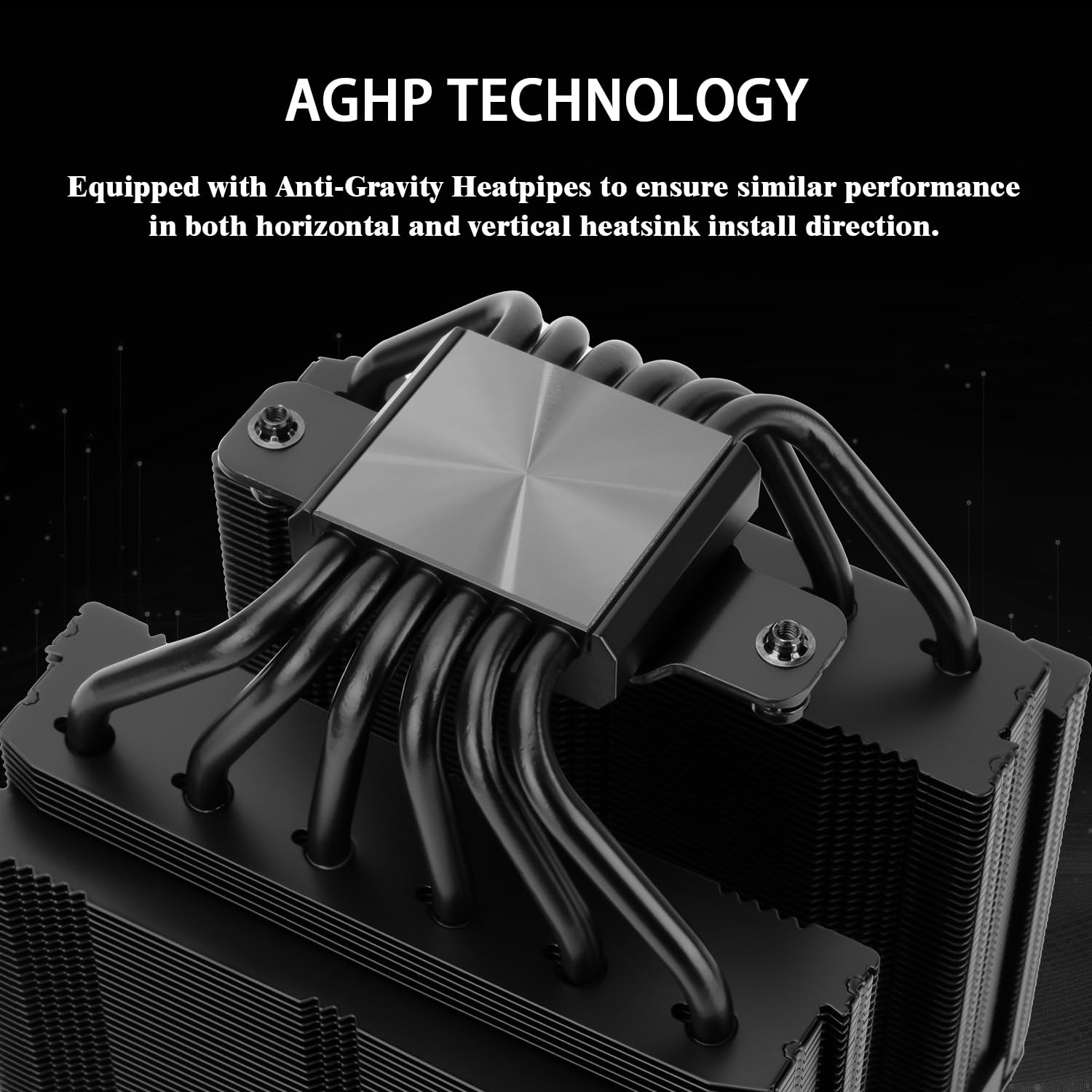 COOLER PARA CPU THERMALRIGHT ROYAL PRETOR 130 BLACK 158MM DUAL TOWER CON 6 HEAT PIPES - 2