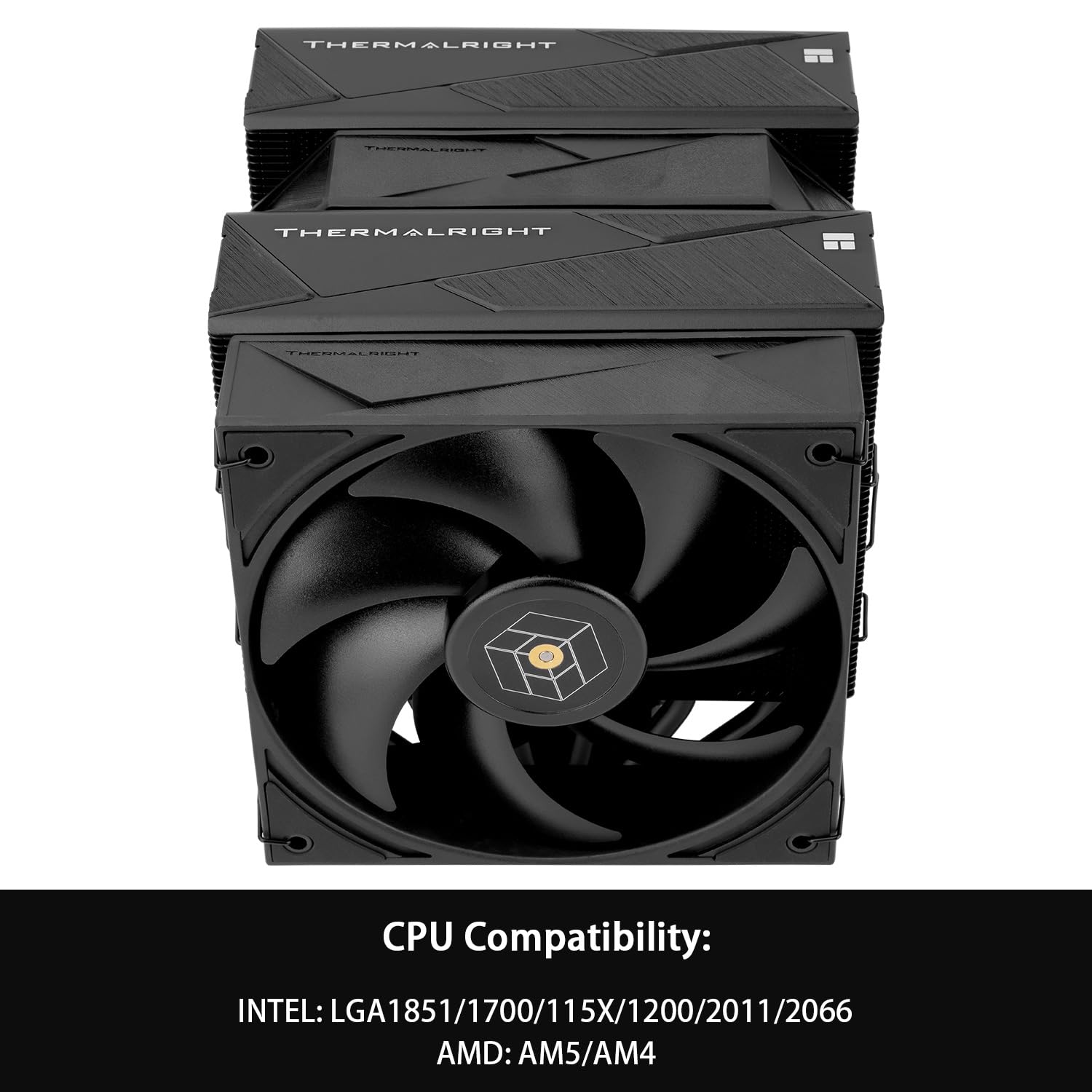 COOLER PARA CPU THERMALRIGHT ROYAL PRETOR 130 BLACK 158MM DUAL TOWER CON 6 HEAT PIPES - 3