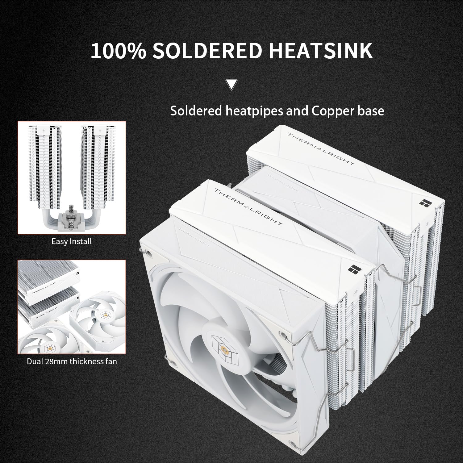 COOLER PARA CPU THERMALRIGHT ROYAL PRETOR 130 WHITE - 4