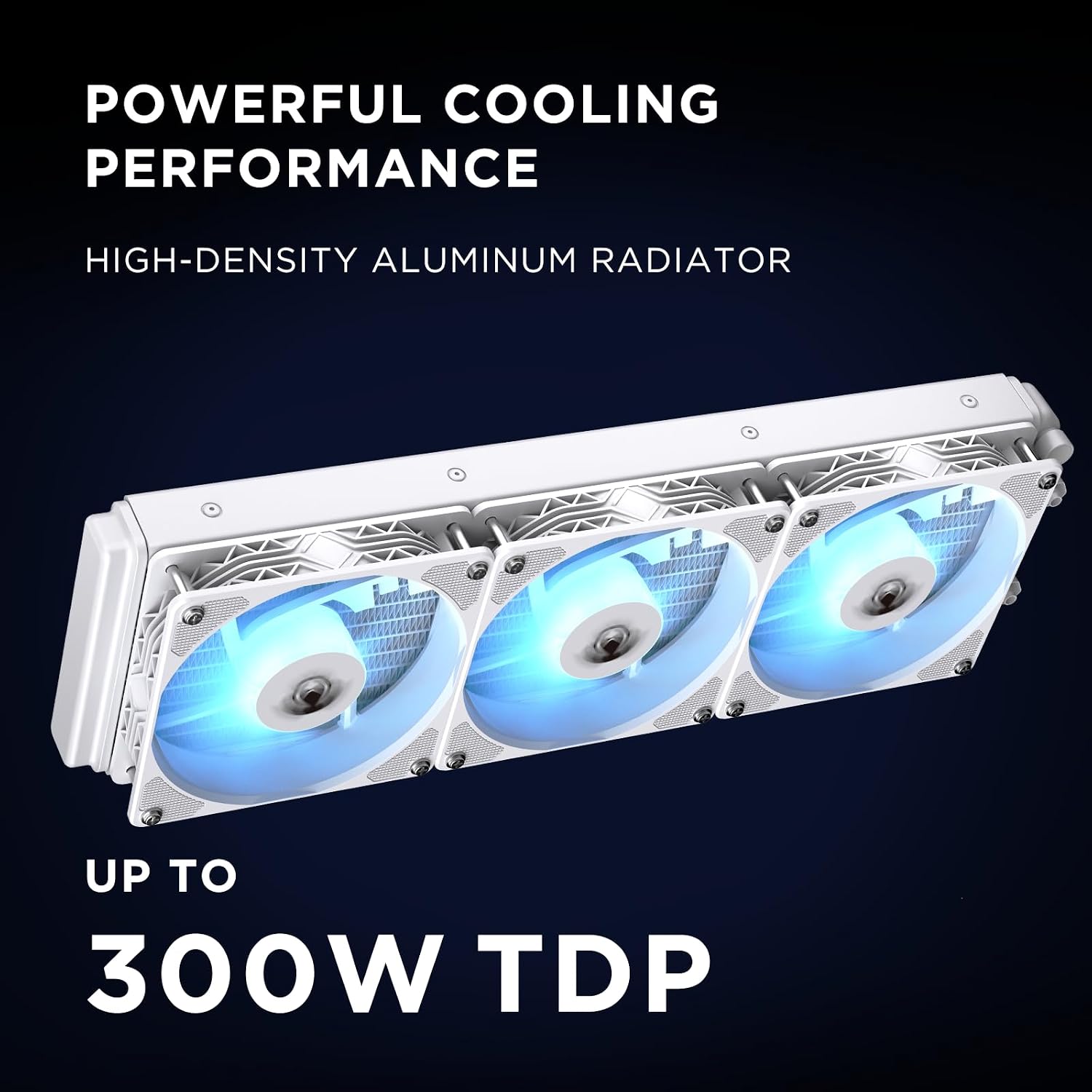 ENFRIADOR LÍQUIDO PARA CPU JUNGLE LEOPARD TK1 ARGB 360MM BLANCO - 3