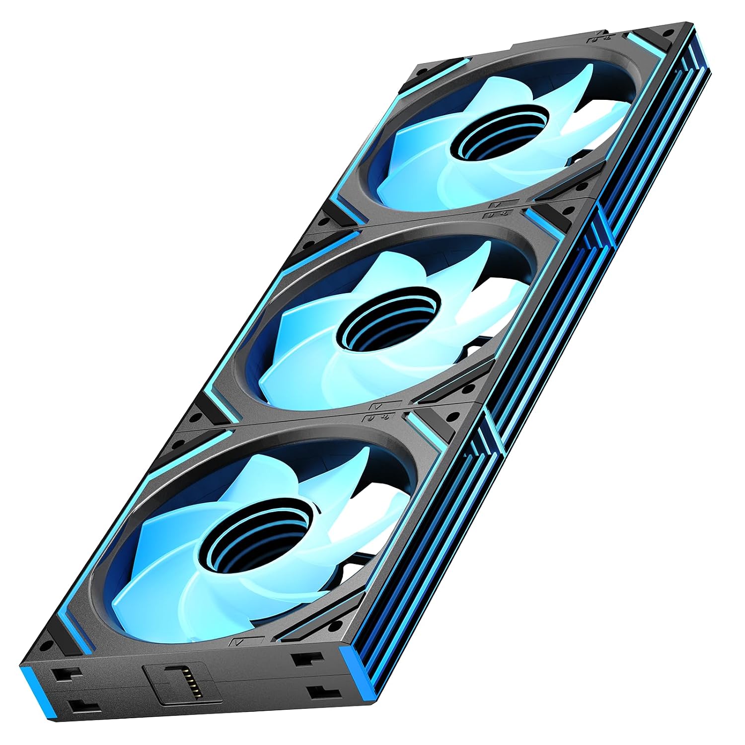 COOLER INTERNO JUNGLE LEOPARD INTERSTELLAR V2 120MM NEGRO 3 UNIDADES - 1