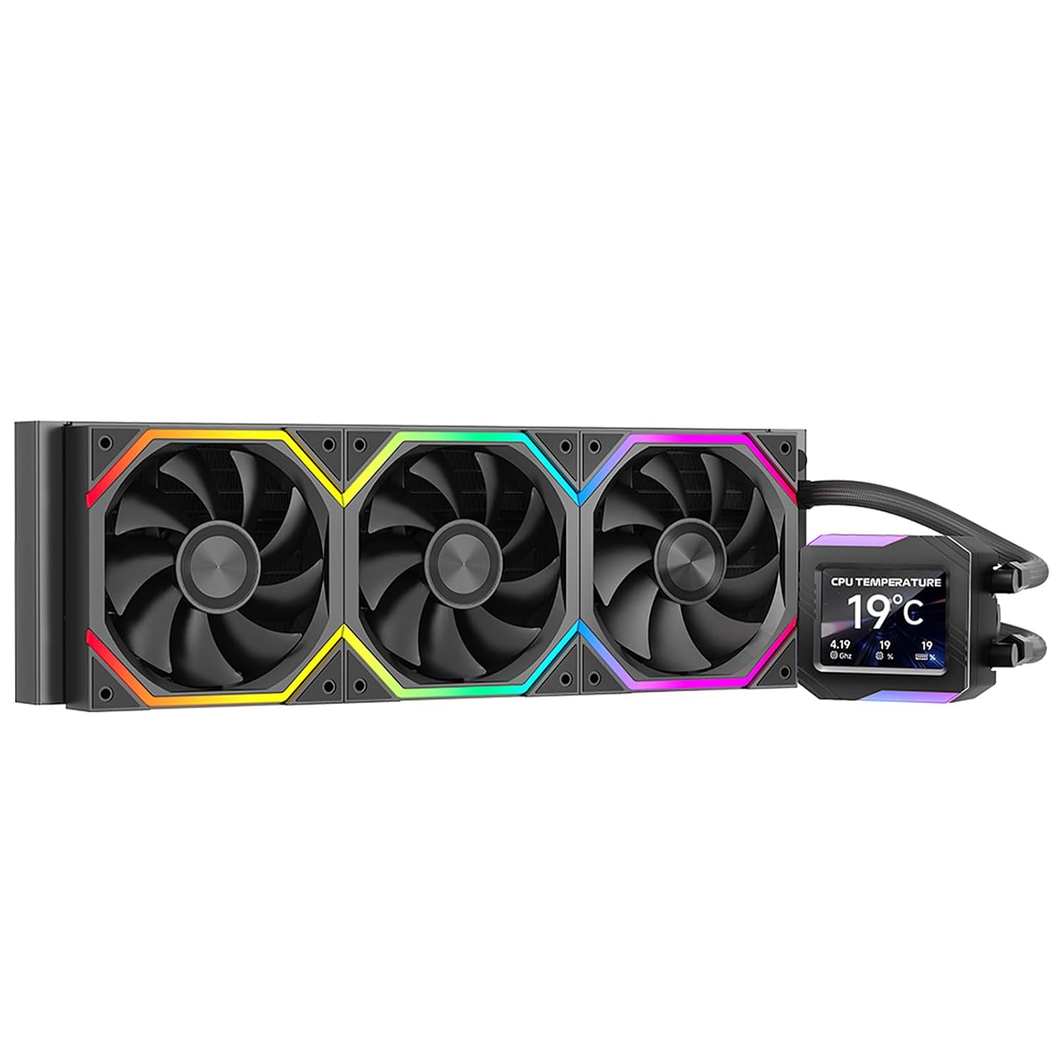 ENFRIADOR LÍQUIDO PARA CPU JUNGLE LEOPARD ASTROSHEL V2G 360 ARGB 360MM - 1