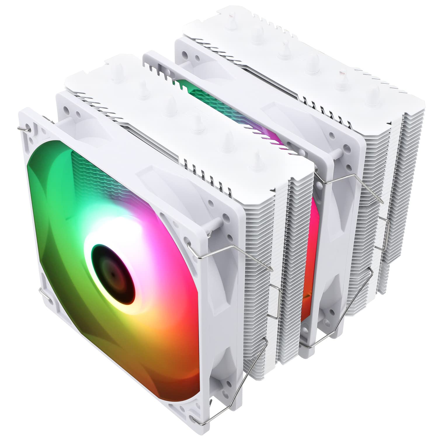 ENFRIADOR DE CPU THERMALRIGHT PEERLESS ASSASSIN 120 SE ARGB BLANCO 6 HEAT PIPES DUAL FAN 120MM - 1