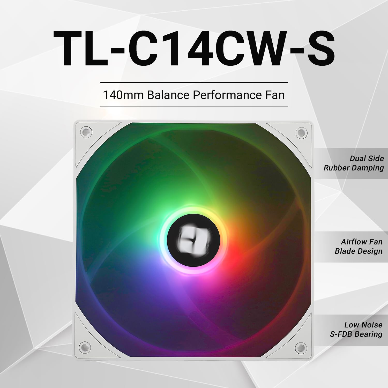 COOLER PARA CPU THERMALRIGHT TL-C14CW-S 14 CM 1500 RPM BLANCO - 2
