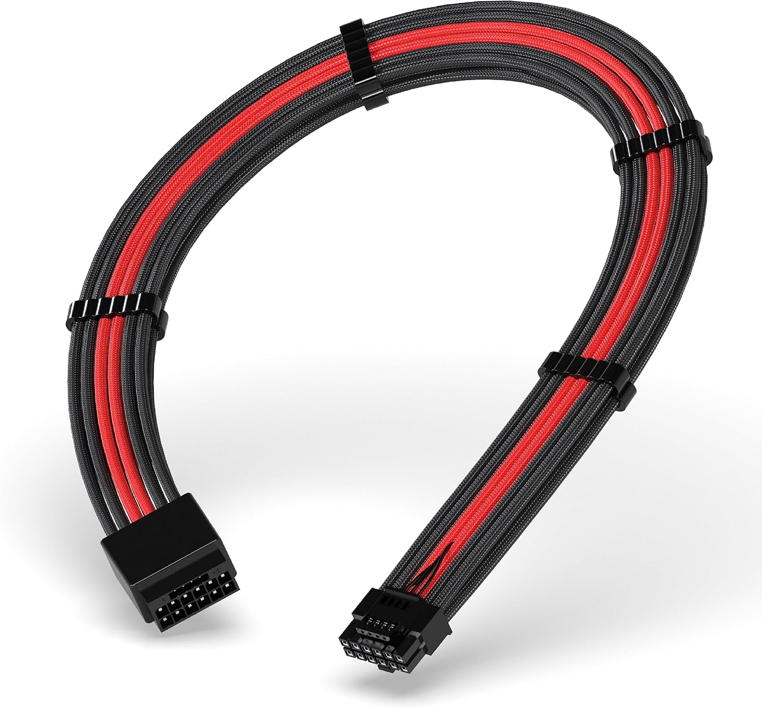CABLE DE EXTENSIÓN PCIE 5.0 EZDIY-FAB 16PIN (12+4) 12VHPWR PARA GPU COMPATIBLE CON RTX 5080, 5070, 4090, 4080, 4070 - 1