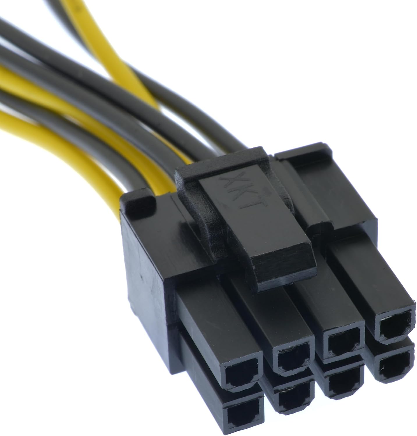 CABLE DE PODER 4 PIN MOLEX A 8 PIN (6+2 PIN) PARA TARJETA GRÁFICA GPU 22 CM - 3