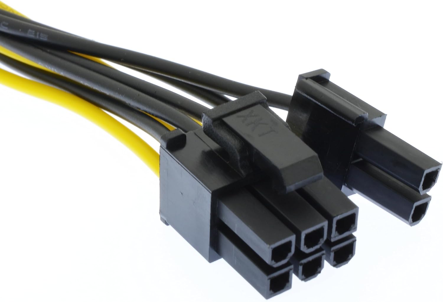 CABLE DE PODER 4 PIN MOLEX A 8 PIN (6+2 PIN) PARA TARJETA GRÁFICA GPU 22 CM - 4