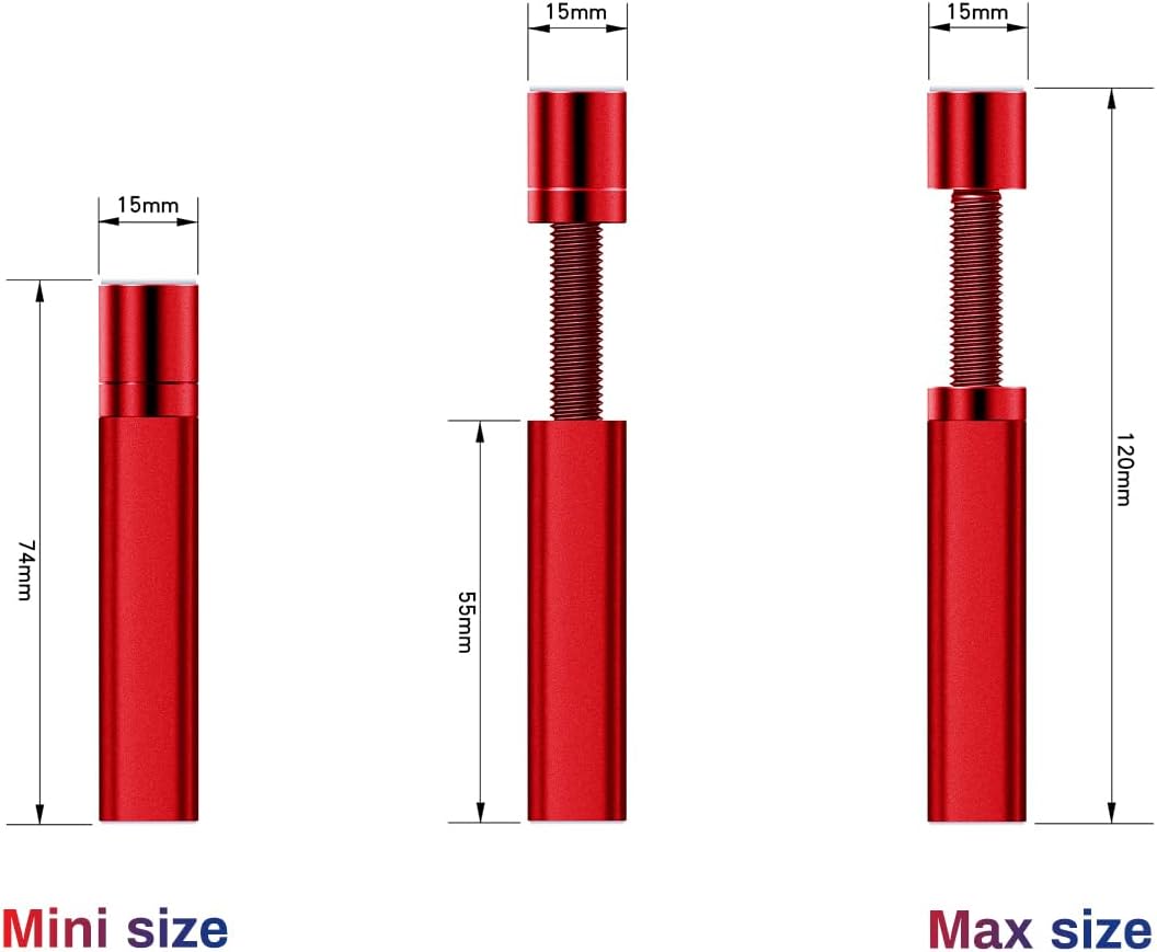 SOPORTE PARA TARJETA GRÁFICA AVERZELLA GPU SAG HOLDER BRACKET ALUMINIO ROJO L - 5