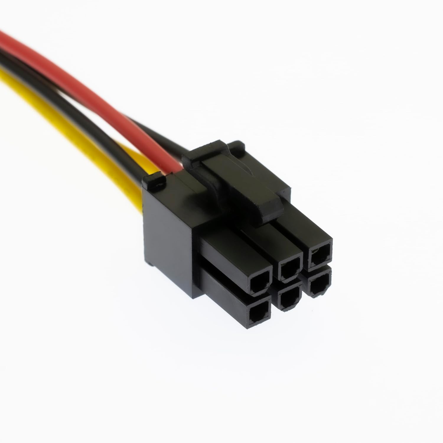 CABLE DE ALIMENTACIÓN 4 PIN MOLEX A 6 PIN PARA TARJETA DE VIDEO GPU 22 CM - 3