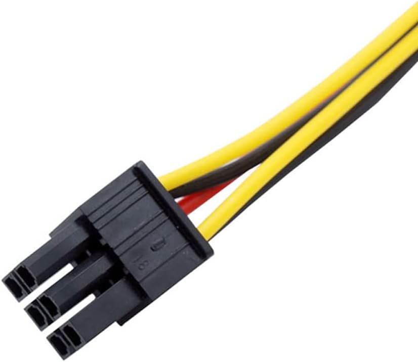 CABLE DE ALIMENTACIÓN 4 PIN MOLEX A 6 PIN PARA TARJETA DE VIDEO GPU 22 CM - 4