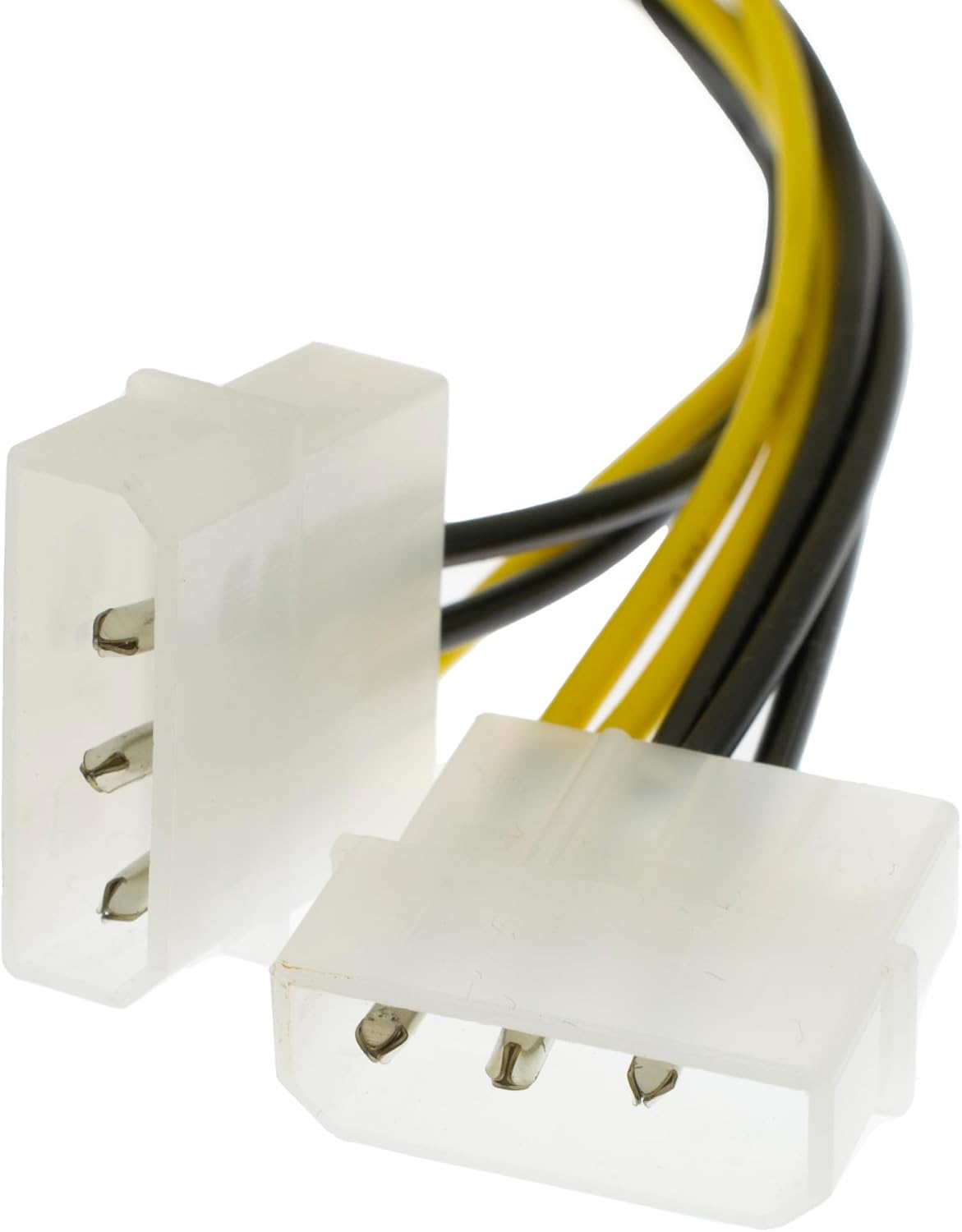 CABLE DE ALIMENTACIÓN DUAL 4 PIN MOLEX A ATX 8 PIN PARA TARJETA GRÁFICA YIKAIEN 22 CM - 3