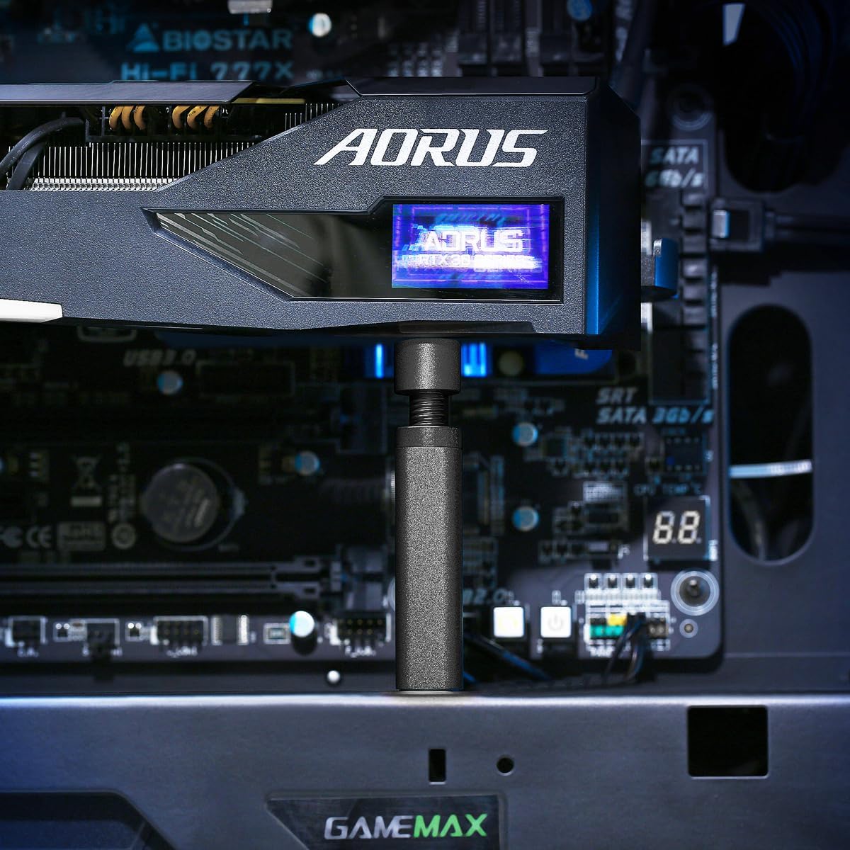 SOPORTE PARA TARJETA GRÁFICA AVERZELLA GPU SAG HOLDER BRACKET L NEGRO - 2