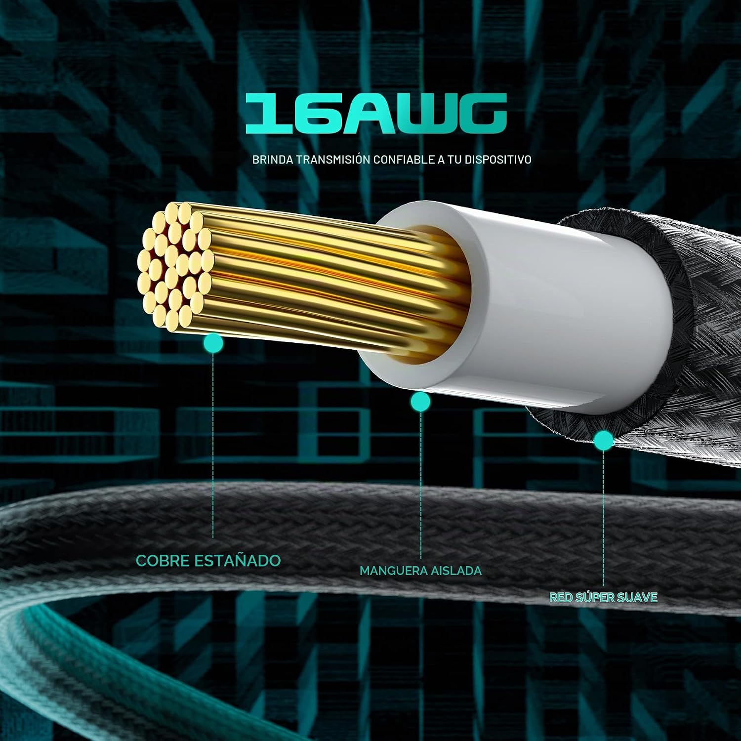 CABLE EXTENSOR PARA FUENTE DE PODER ASIAHORSE KIT 1X24-PIN/ 2X8-PORT (4+4) M/B, 3X8-PORT (6+2) PCI-E 30CM NEGRO - 4