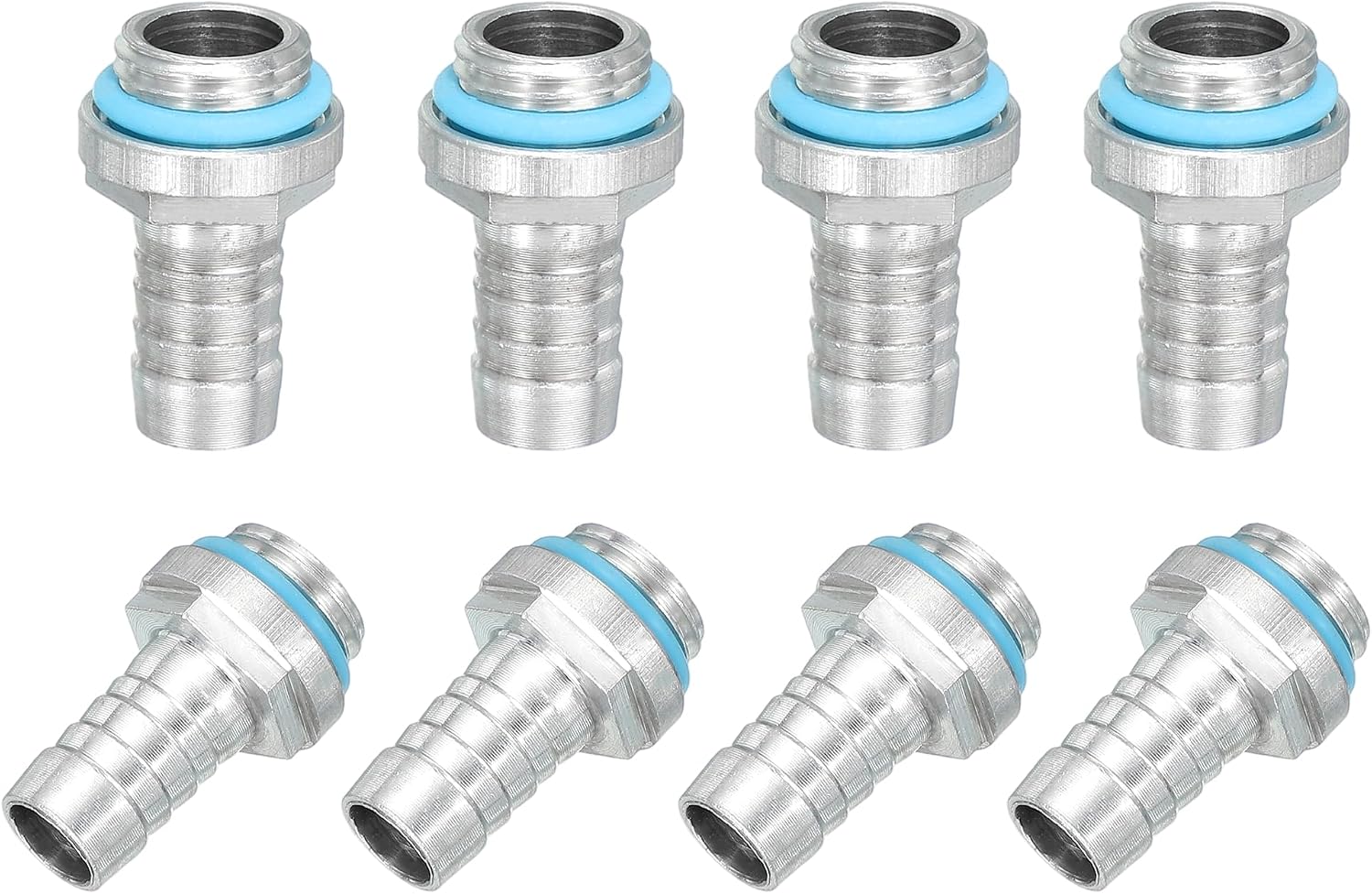 CONECTORES PARA REFRIGERACIÓN LÍQUIDA UXCELL G1/4 CON BOQUILLA DE 10MM OD PACK 8 - 1