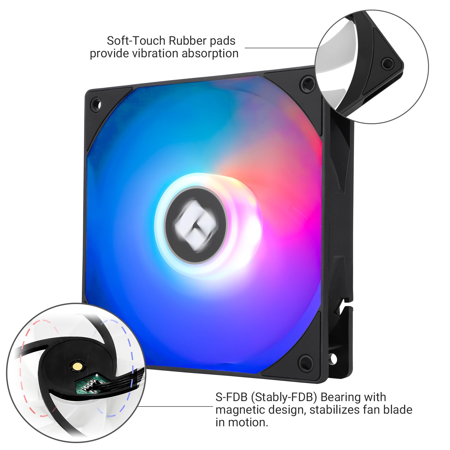 VENTILADOR PARA CPU THERMALRIGHT TL-C12RB-S V2 120MM ARGB - 4