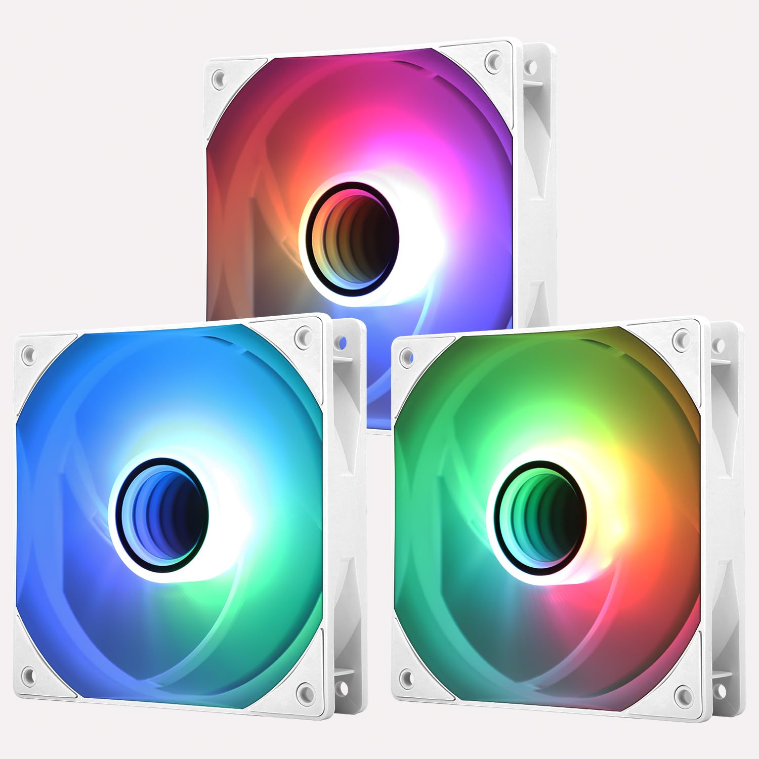 VENTILADOR PARA PC THERMALRIGHT TL-C12W-S V3 120MM ARGB X3 BLANCO - 1