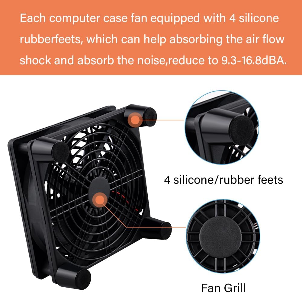 COOLER INTERNO NEWHAIL 120MM CON CONTROL DE VELOCIDAD USB 5V - 3