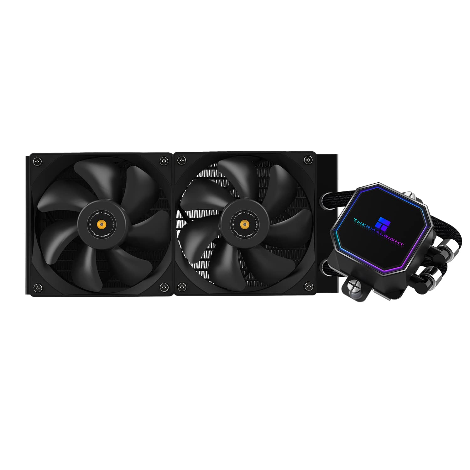 REFRIGERACIÓN LÍQUIDA PARA CPU THERMALRIGHT FROZEN PRISM 240 BLACK CON VENTILADOR PWM 120MM - 1
