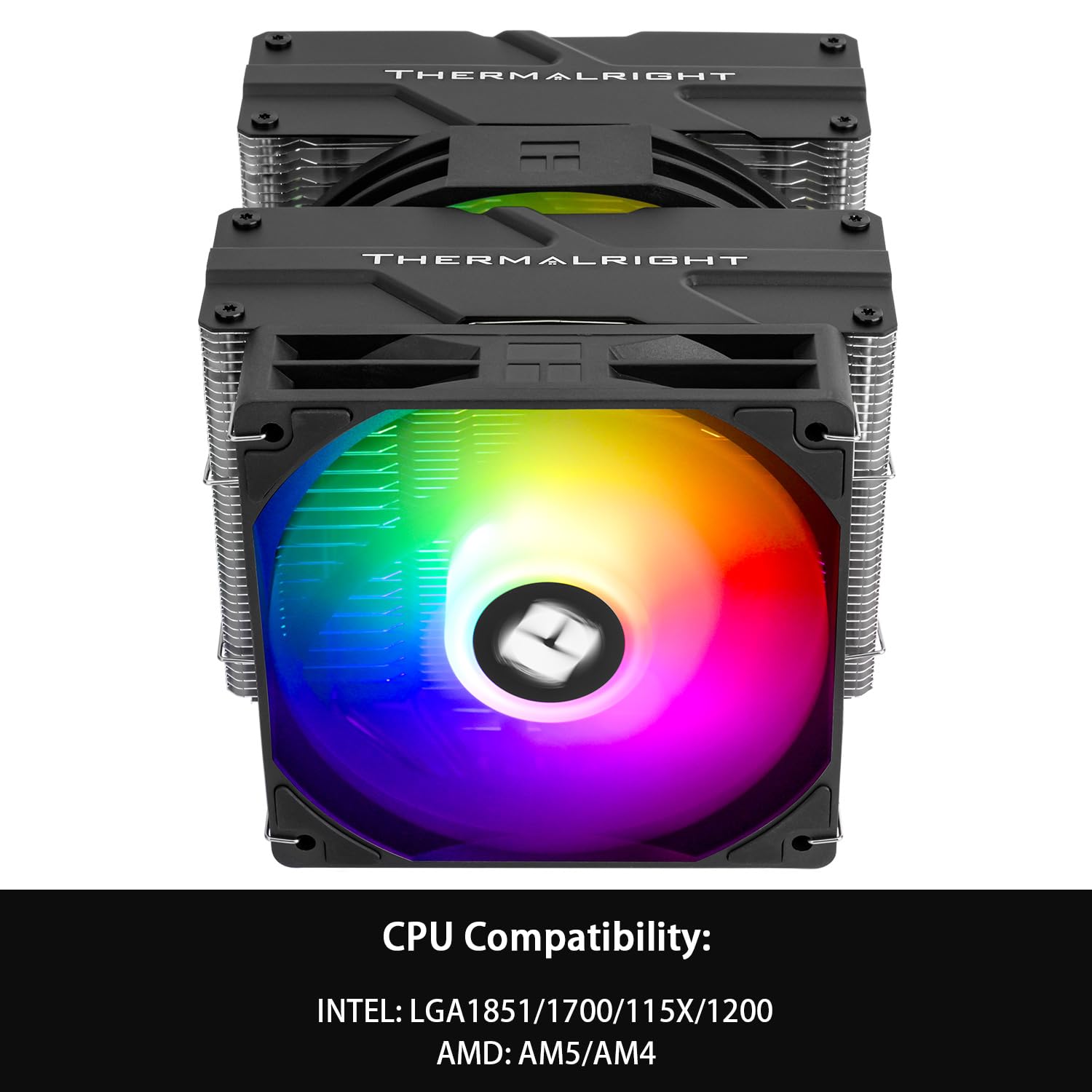 ENFRIADOR DE CPU THERMALRIGHT PEERLESS ASSASSIN 140 SE ARGB DOBLE TORRE CON VENTILADORES - 5